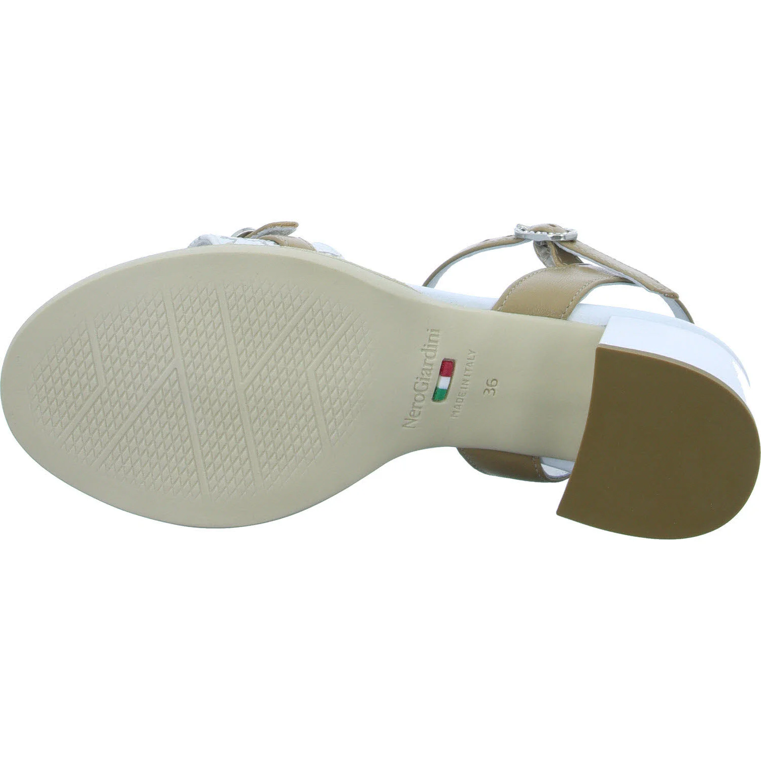 NeroGiardini Damen Sandalen E410430D 707 E410430D BIANCO normal