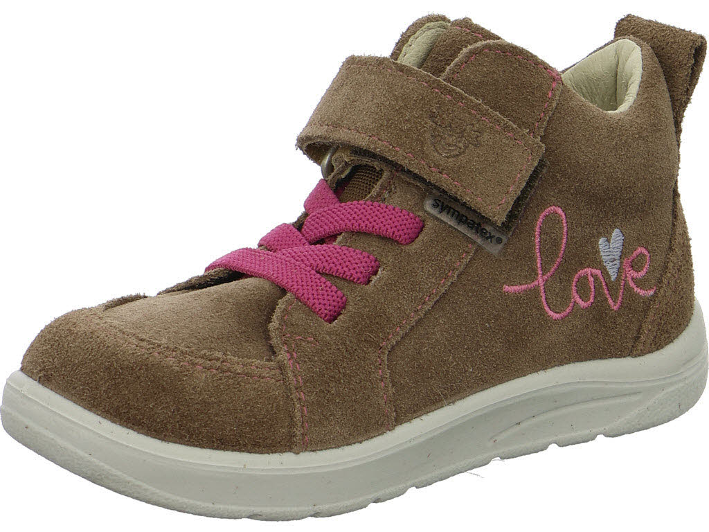 Ricosta Kinderschuh zum Schlupfen 50 2006502/270 Lou schoko/pink WMS mittel