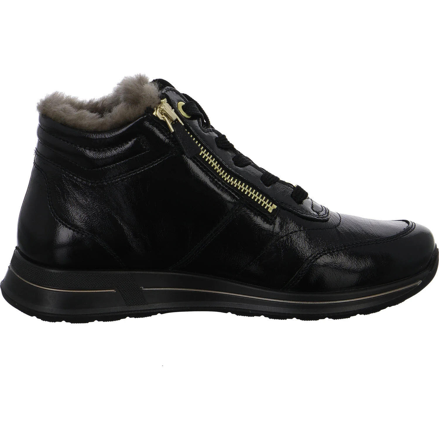 Element 7 von 8 (Bild) – Ara Damen Schnürstiefel warm 12-24808-58 Osaka 2.0 schwarz H (weit)
