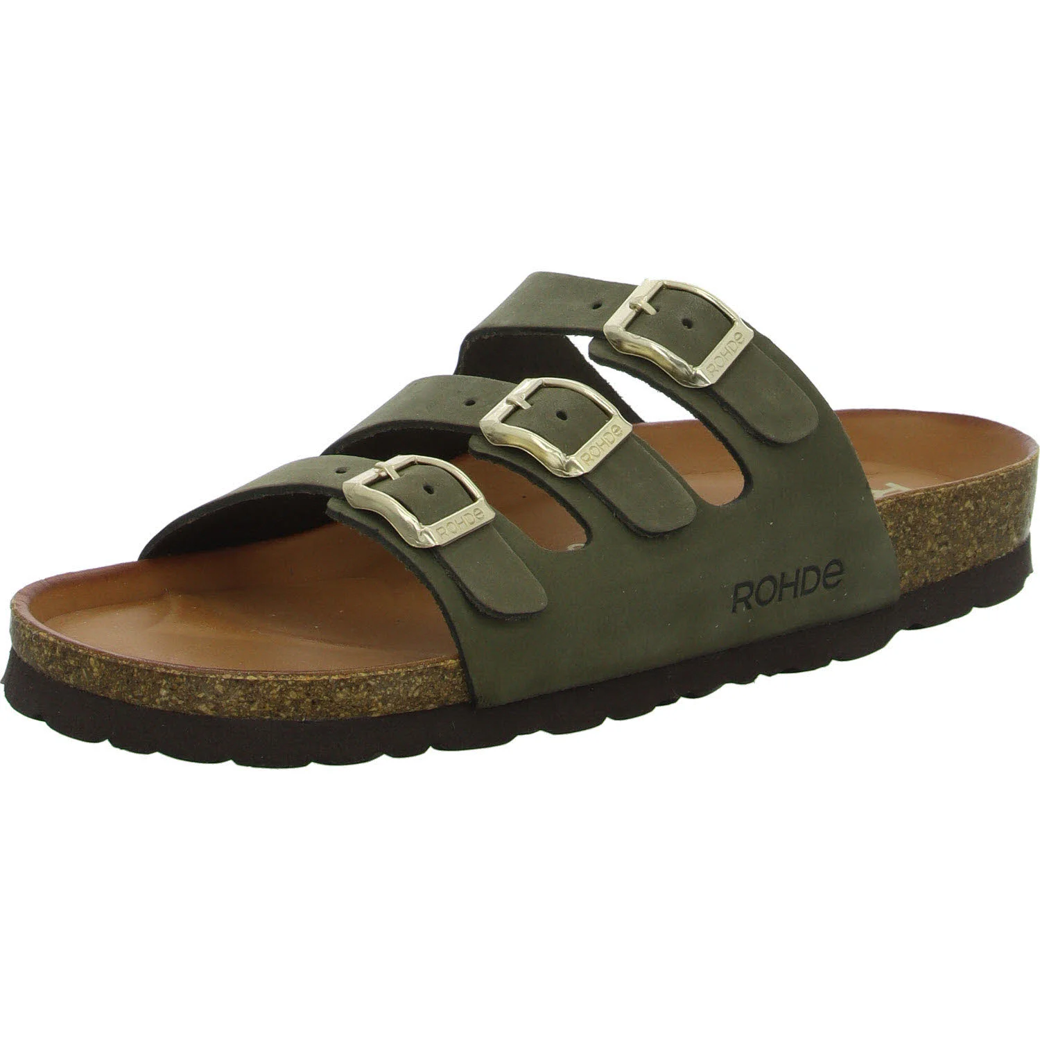 Element 2 von 8 (Bild) – ROHDE Damen Pantoletten 5613/61 Alba olive G (normal)