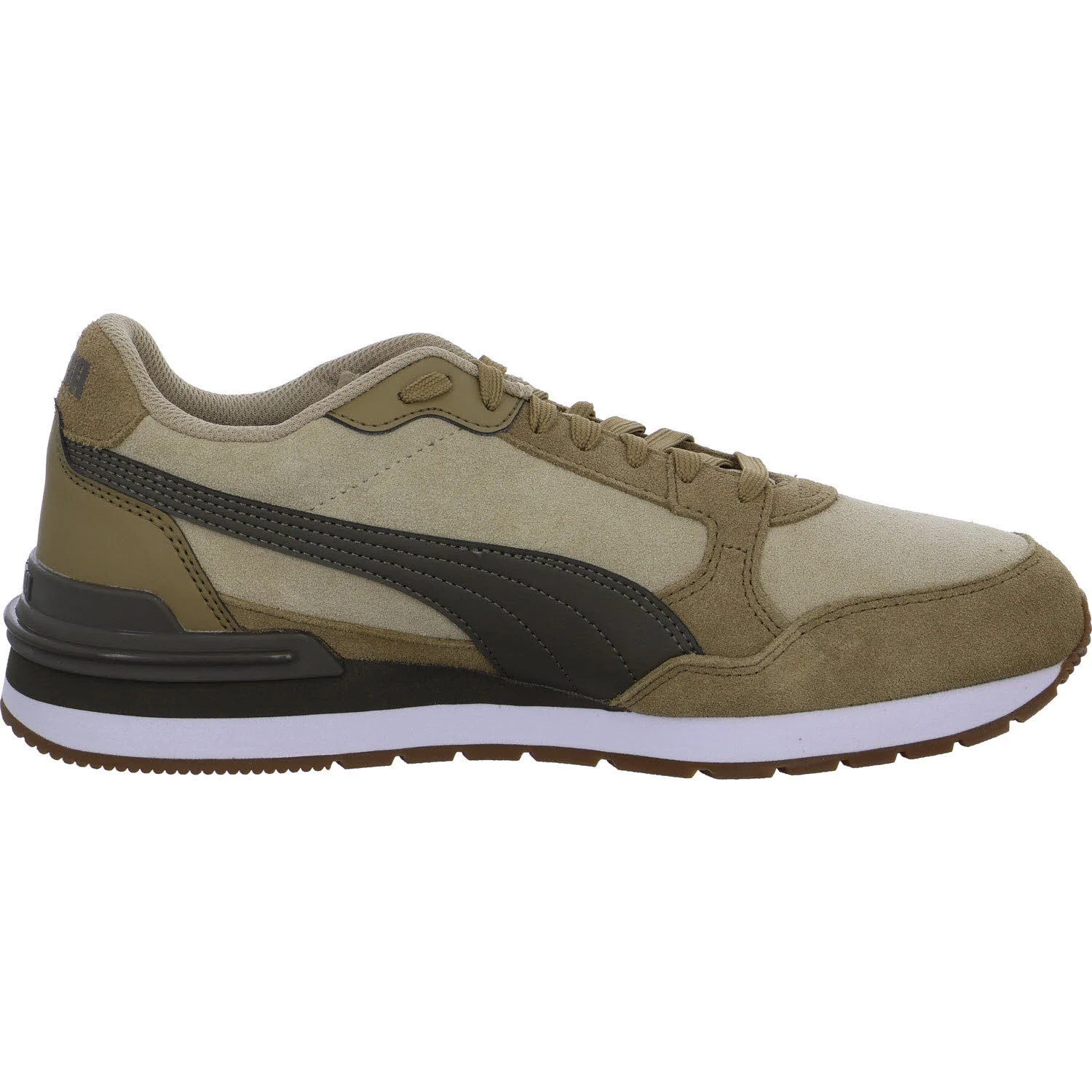 Puma Herren Schnürschuhe 399665 ST Runner V4 SD birch-matte bronze-soft taupe-PUMA white-gum normal