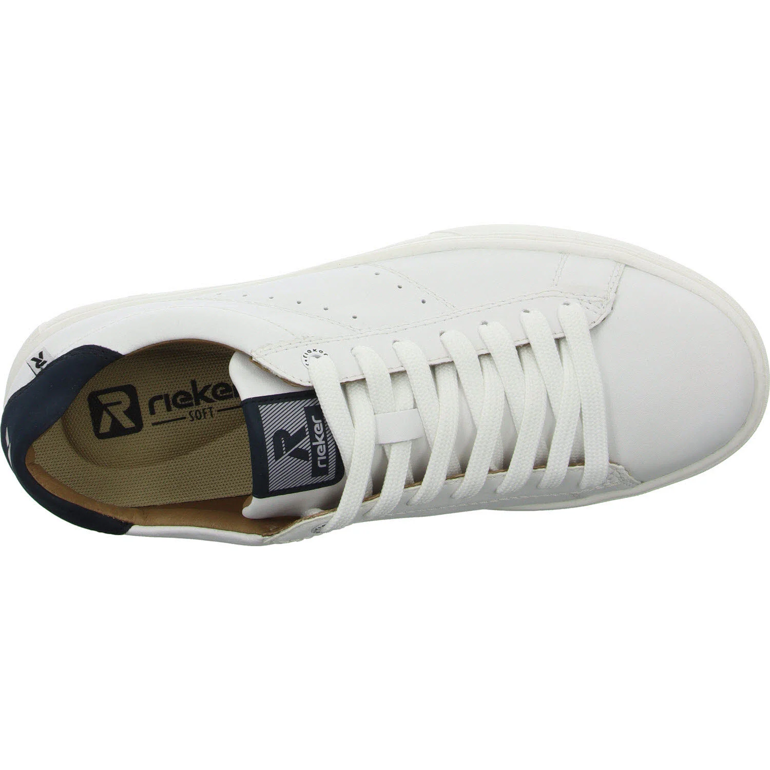 Element 8 von 8 (Bild) – Rieker Herren Schnürschuhe U0704-80 U0704 weiss/ozean G 1/2 (weit)
