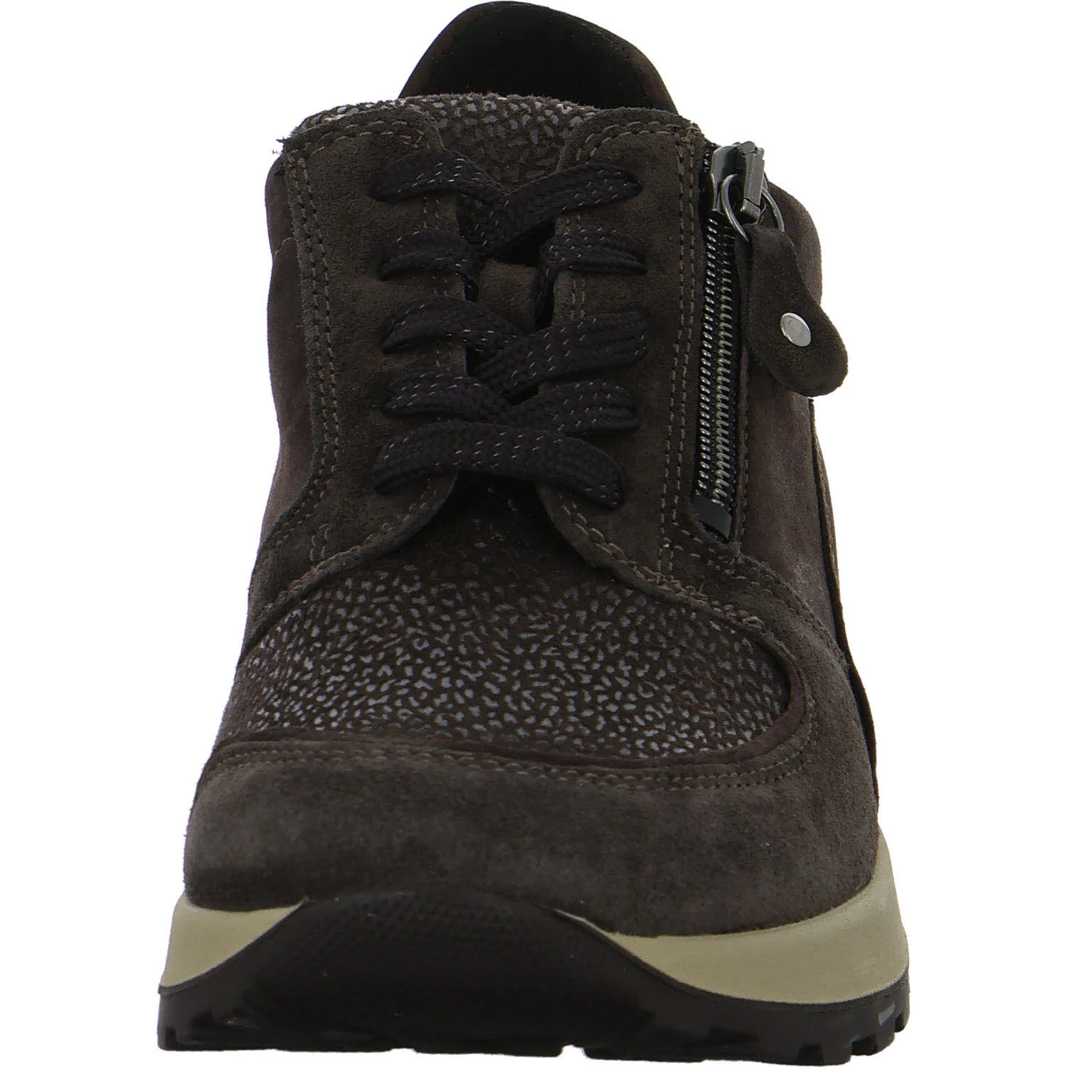 Waldläufer Damen Schnürschuhe H64007-603/166 Hiroko darkbrown H (weit)