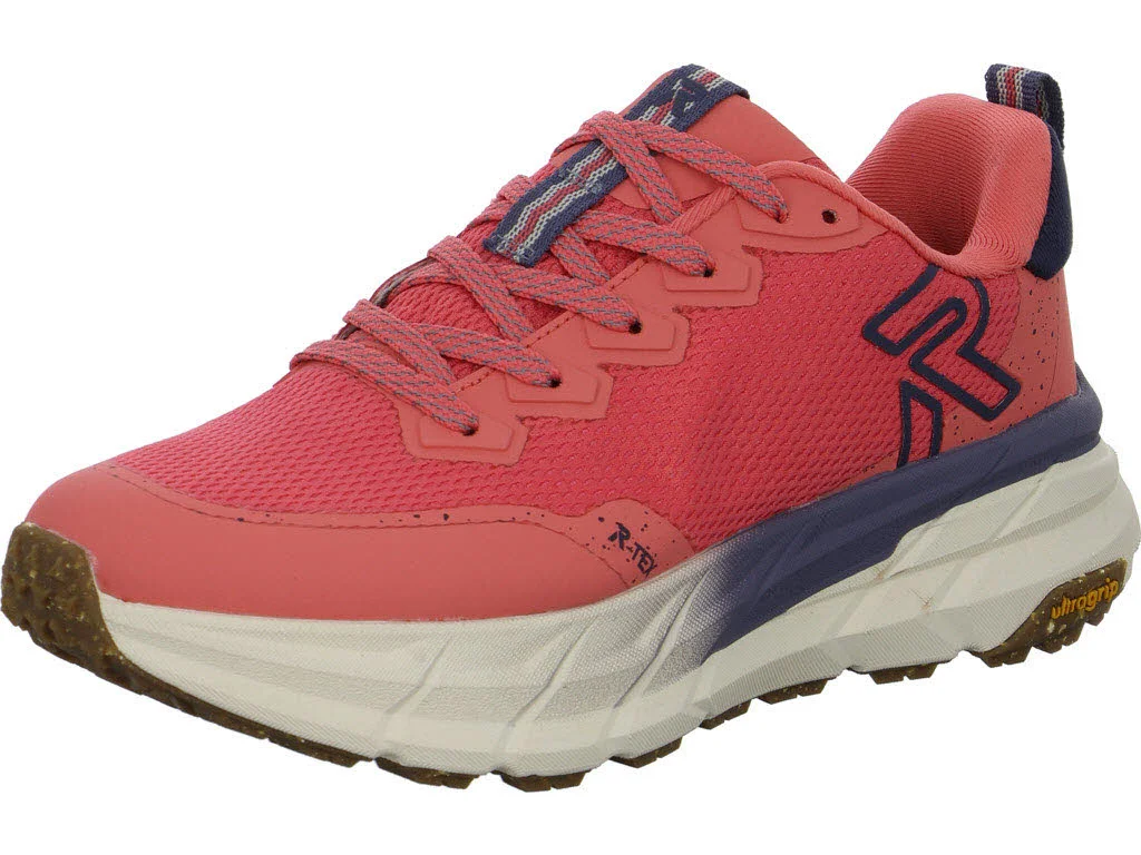 Rieker Damen Schnürschuhe W4501-33 W4501 coral/coral/seablue G 1/2 (weit)