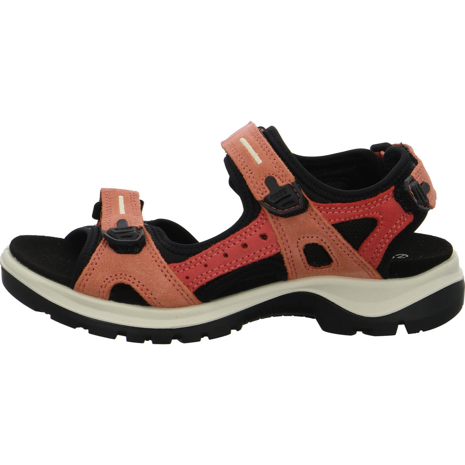 Ecco Damen Sandalen 069563/61539 Offroad burnt coal/spiced coral normal