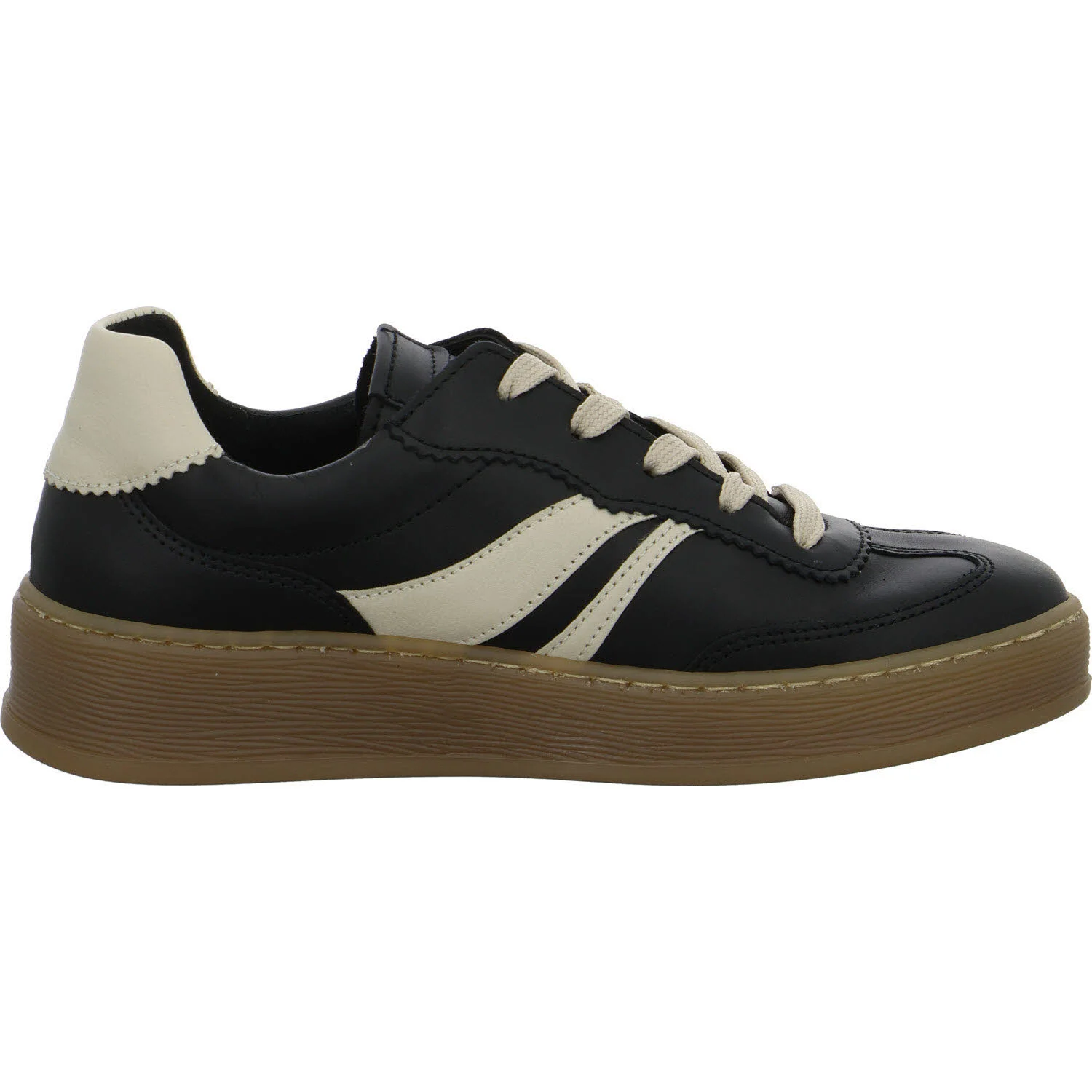 Gabor Damen Schnürschuhe 6018.01.003 6018.01 black/latte G (normal)