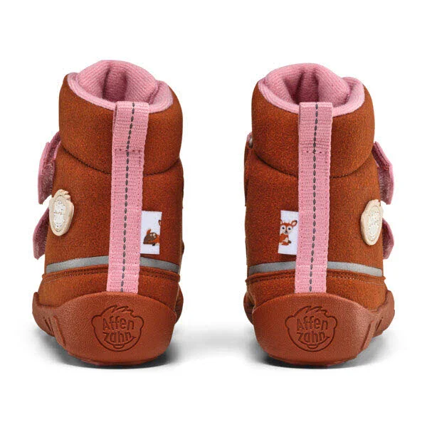 Affenzahn Kinder Winterstiefel 01249-70093 Winterstiefel Vegan Comfy Reh braun,pink normal