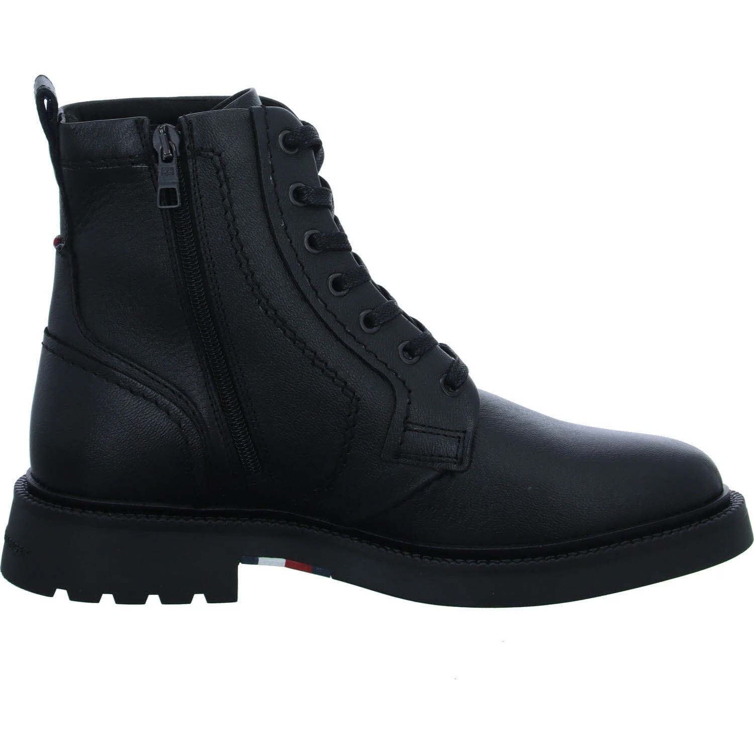 Tommy Hilfiger Herren Schnürstiefel FM0FM05183BDS HILFIGER COMFORT LWT LTHBOOT black normal