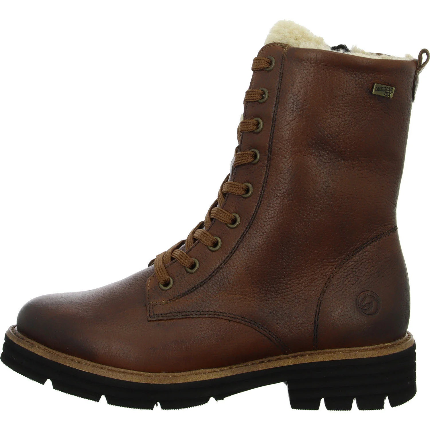 Element 6 von 8 (Bild) – Remonte Damen Schnürstiefel warm D3A73-24 D3A73 amaretto/amaretto/beige G (weit)