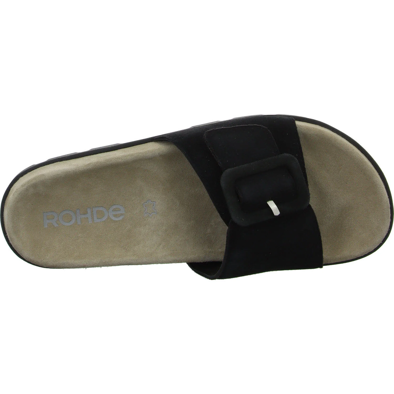 ROHDE Damen Pantoletten 6311/90 Venezia schwarz G (normal)