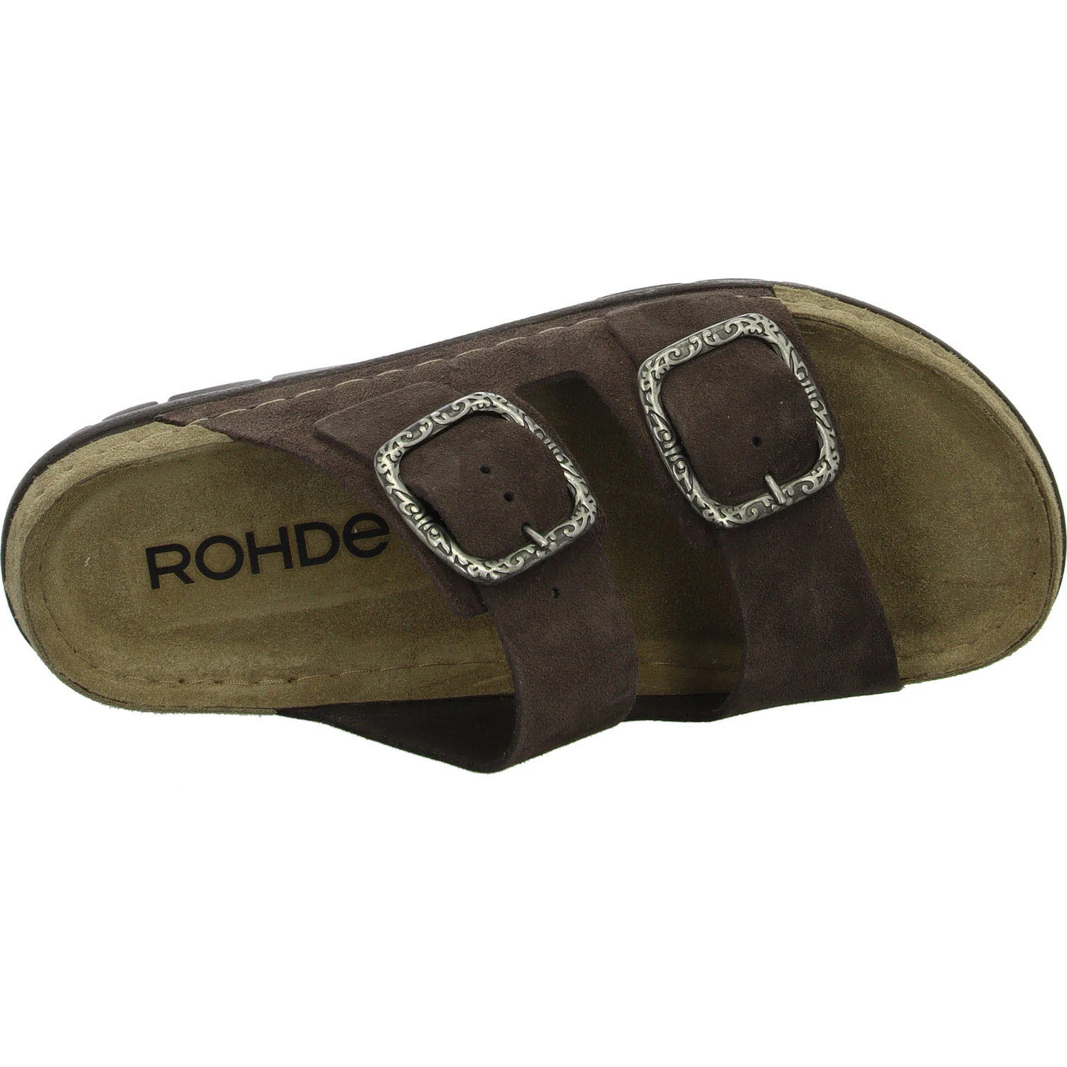 ROHDE Damen Pantoletten 5893/72 Rodigo-D mocca G (normal)