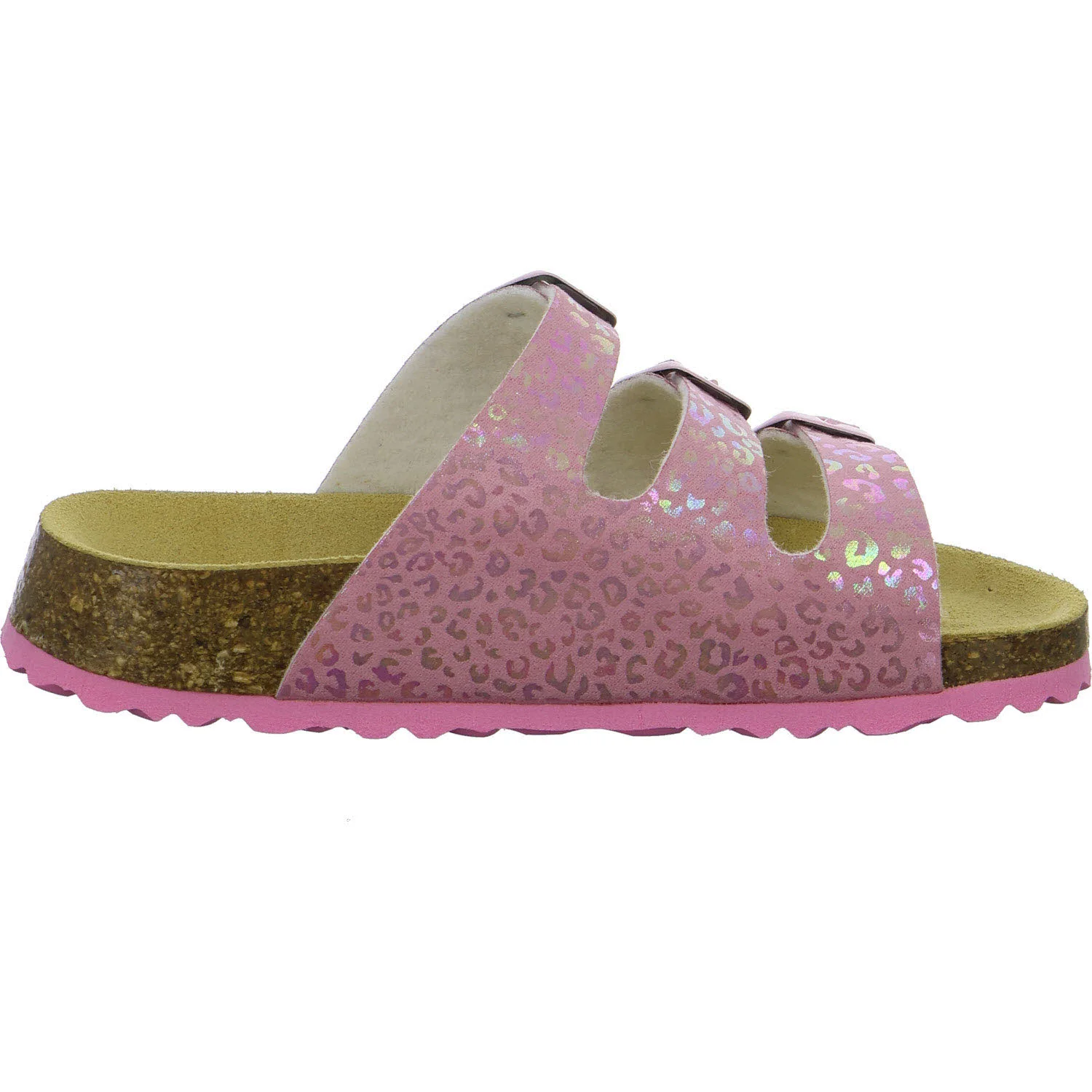 Element 7 von 8 (Bild) – Superfit Kinder Pantoletten 1-800113-5680 Fußbettpantoffel rosa WMS mittel