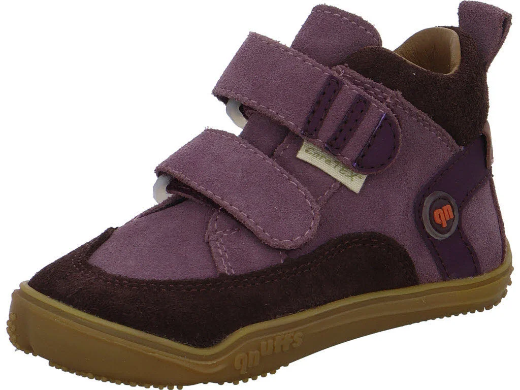 qnuffs Kinderschuh zum Schlupfen QN 0010142/320 Kastanie brombeer/sucre WMS mittel