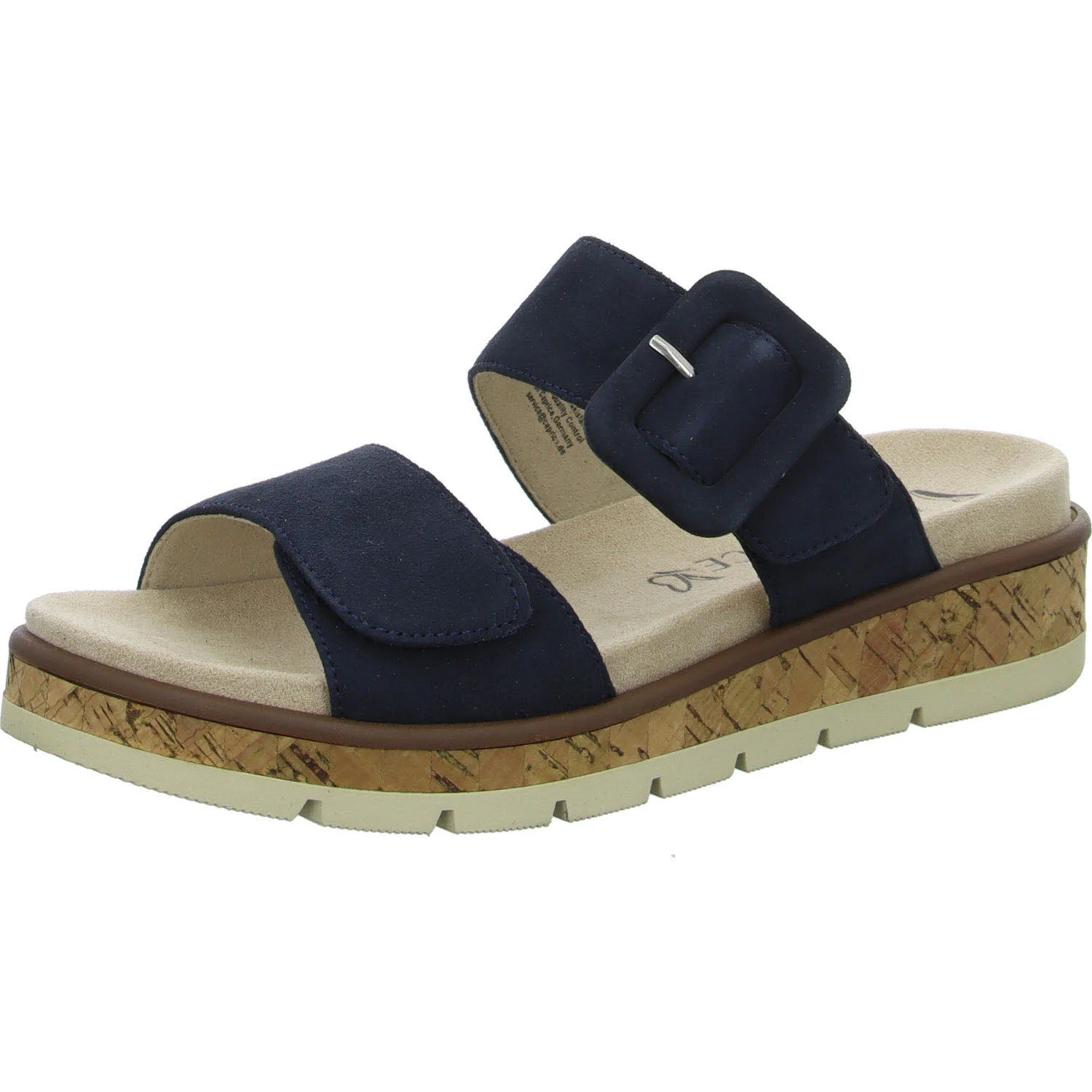 Element 2 von 8 (Bild) – Caprice Damen Pantoletten 9-27206-44/857 9-27206-44 ocean suede G (normal)