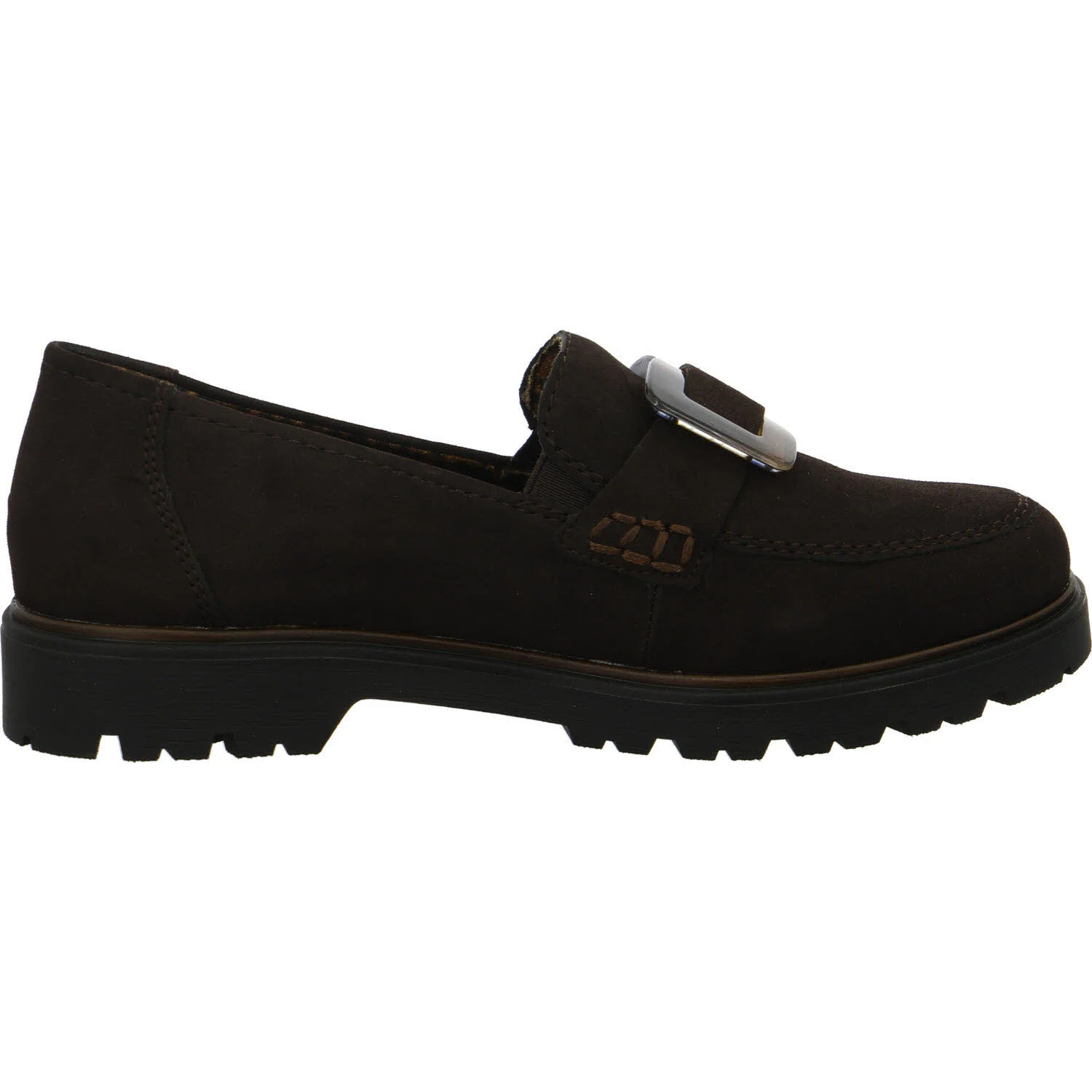 Rieker Damen Slipper 45553-25 45553 nougat F (normal)