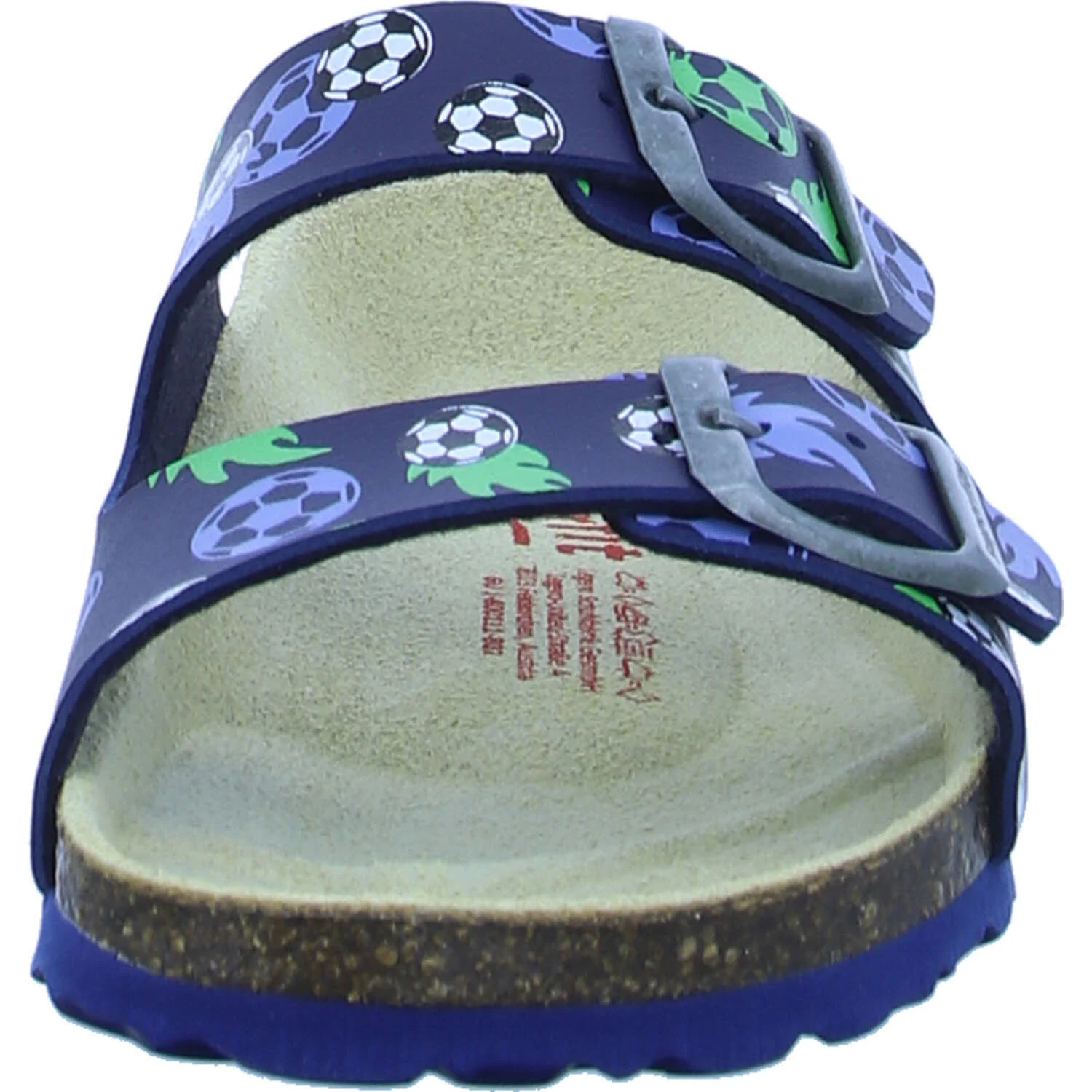 Superfit Kinder Pantoletten mit Fußbett 800111-8020 800111 blau WMS mittel