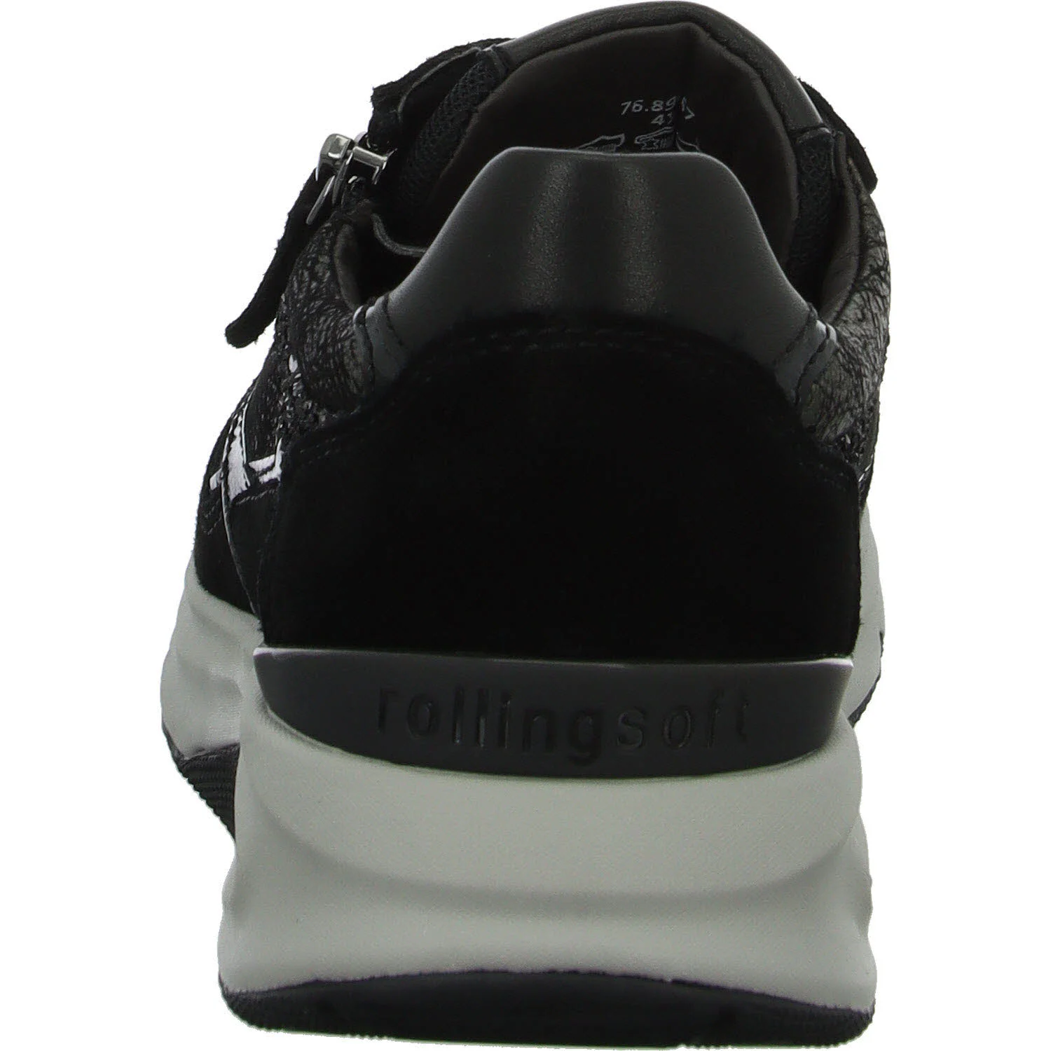 Element 4 von 8 (Bild) – Gabor Rollingsoft Damen Schnürschuhe 76.896.67 76.896 anthrazit/schwarz G (normal)