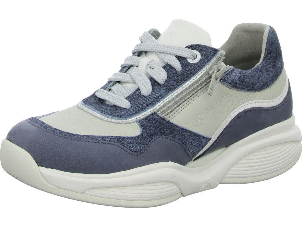 Xsensible Damen Schnürschuhe 30085.3.255-HX SWX11 denim combi HX (weit)