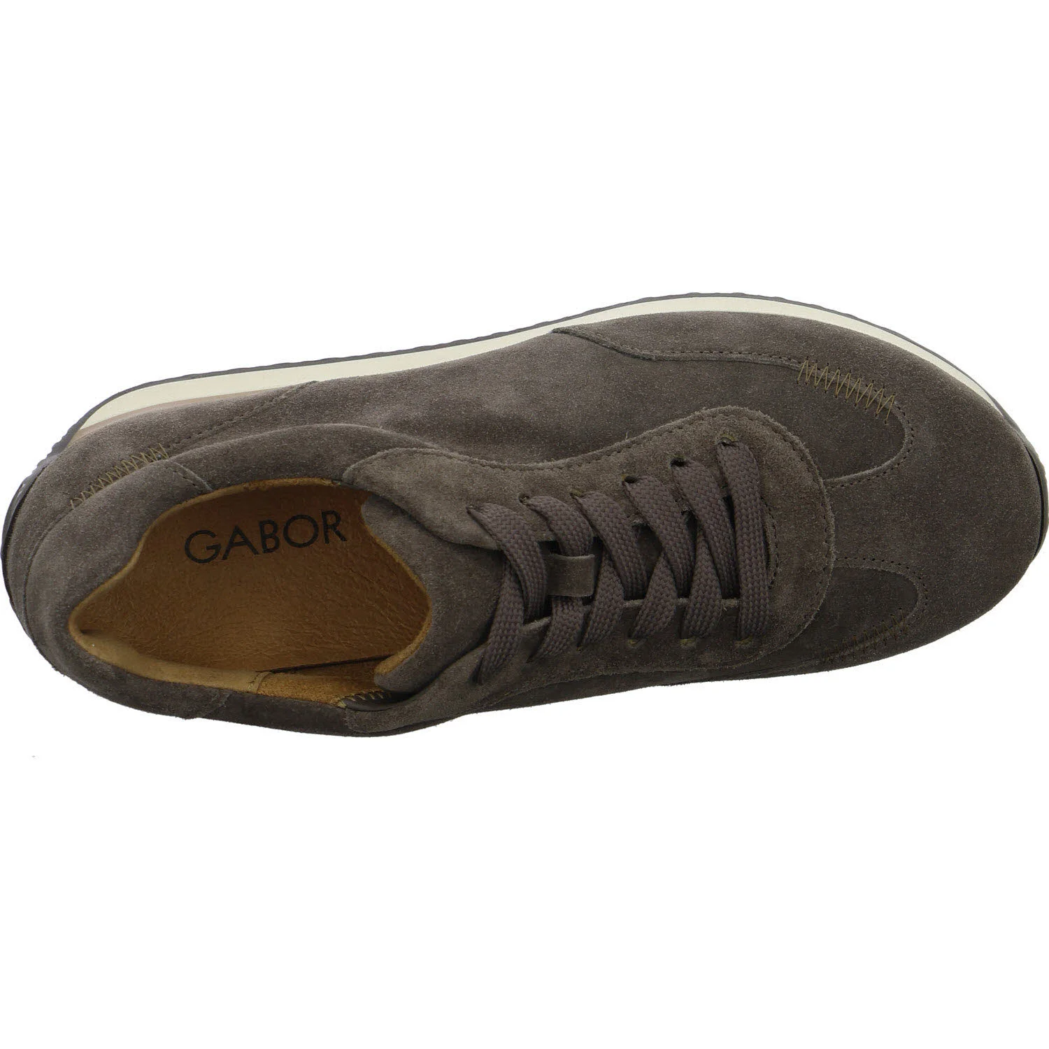 Gabor Damen Schnürschuhe 6032.02.001 6032.02 taupe H (weit)