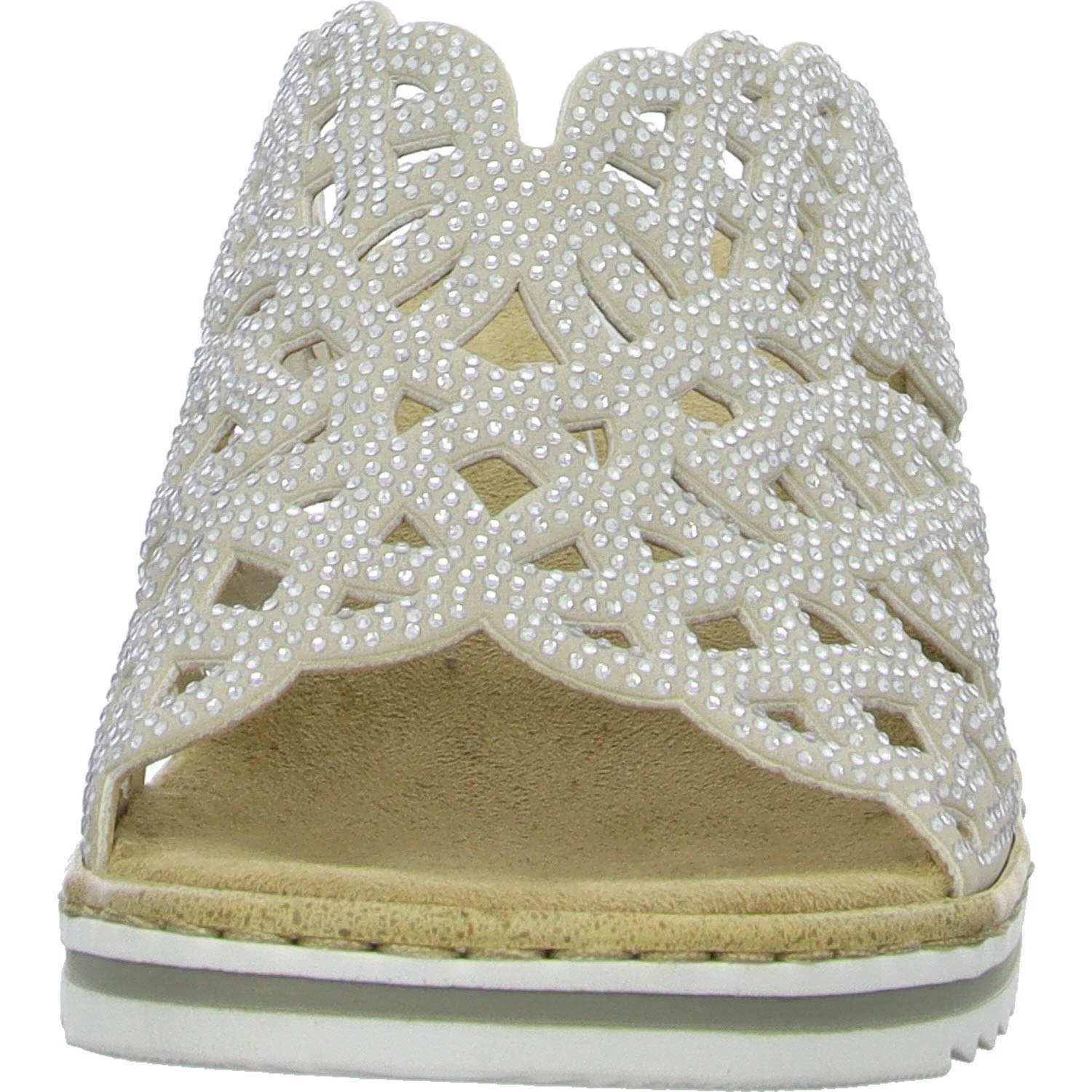 Rieker Damen Pantoletten V0689-63 V0689 ginger E 1/2 (schmal)