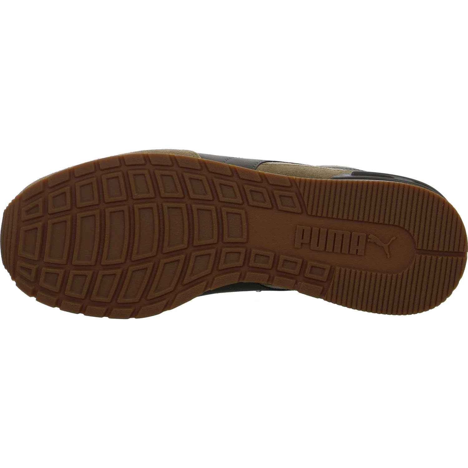 Puma Herren Schnürschuhe 399665 ST Runner V4 SD birch-matte bronze-soft taupe-PUMA white-gum normal