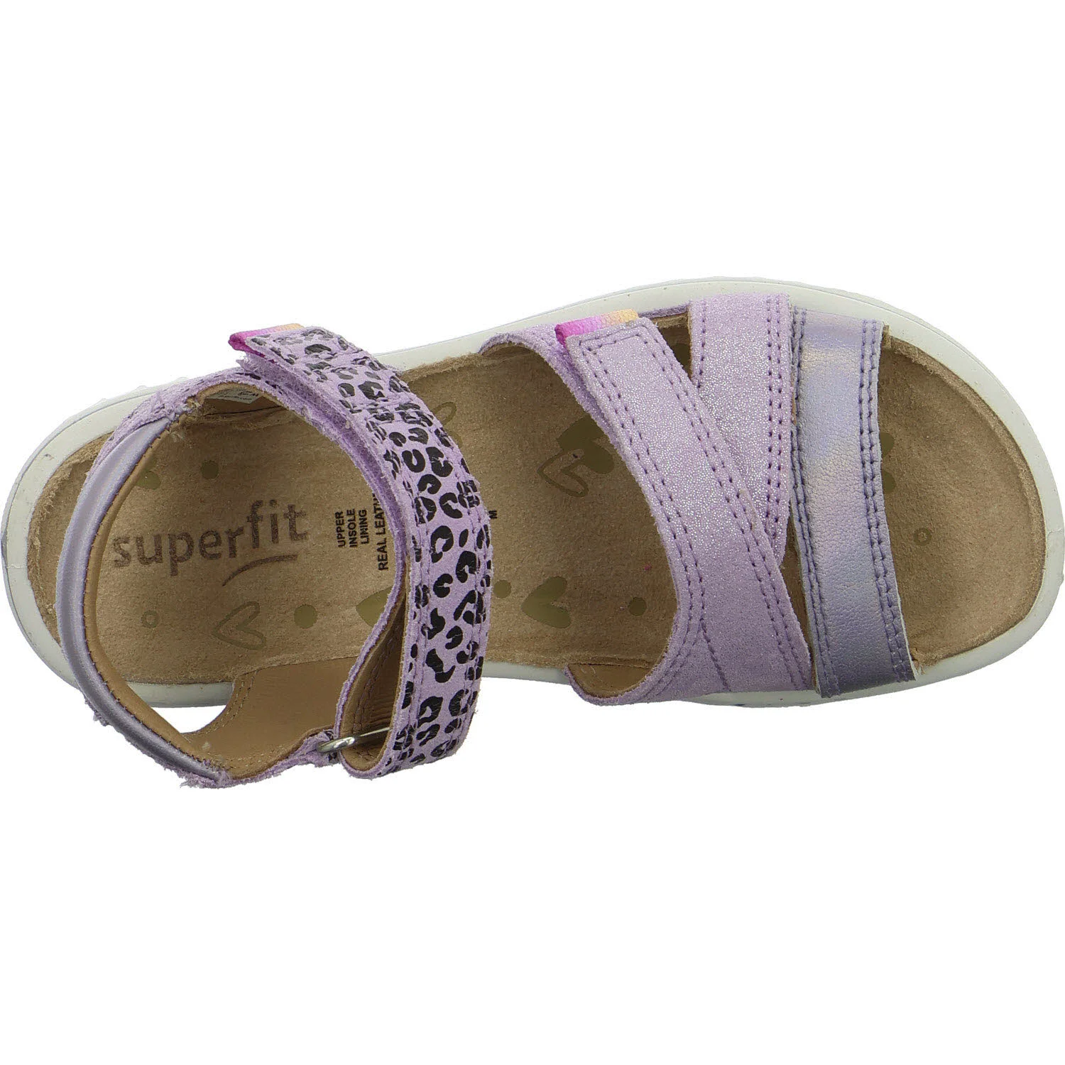 Superfit Kinder Sandalen 1-009014-8510 Sparkle lila WMS mittel