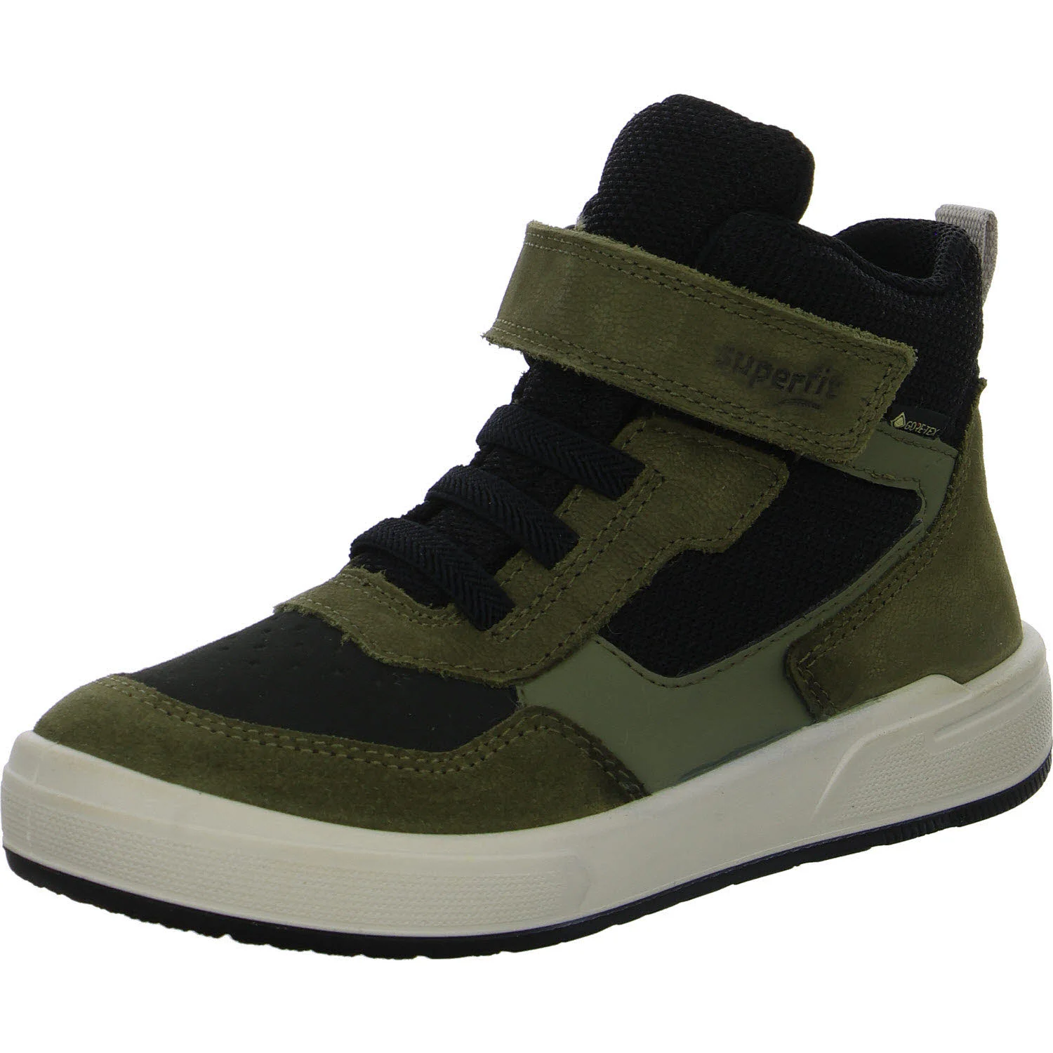 Superfit Kinder Schaftstiefel 1-100102-7000 Maverick grün/schwarz WMS weit