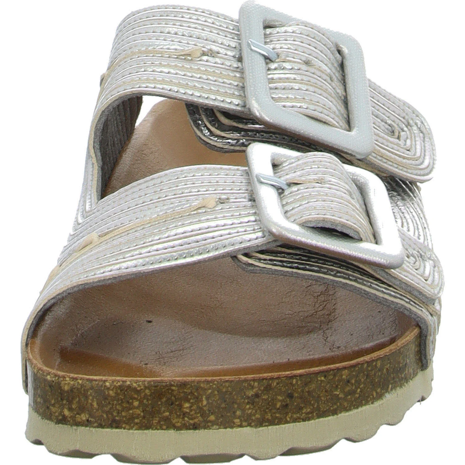 Verbenas Damen Pantoletten 3300610544 045 RUTH LATO METAL plata normal