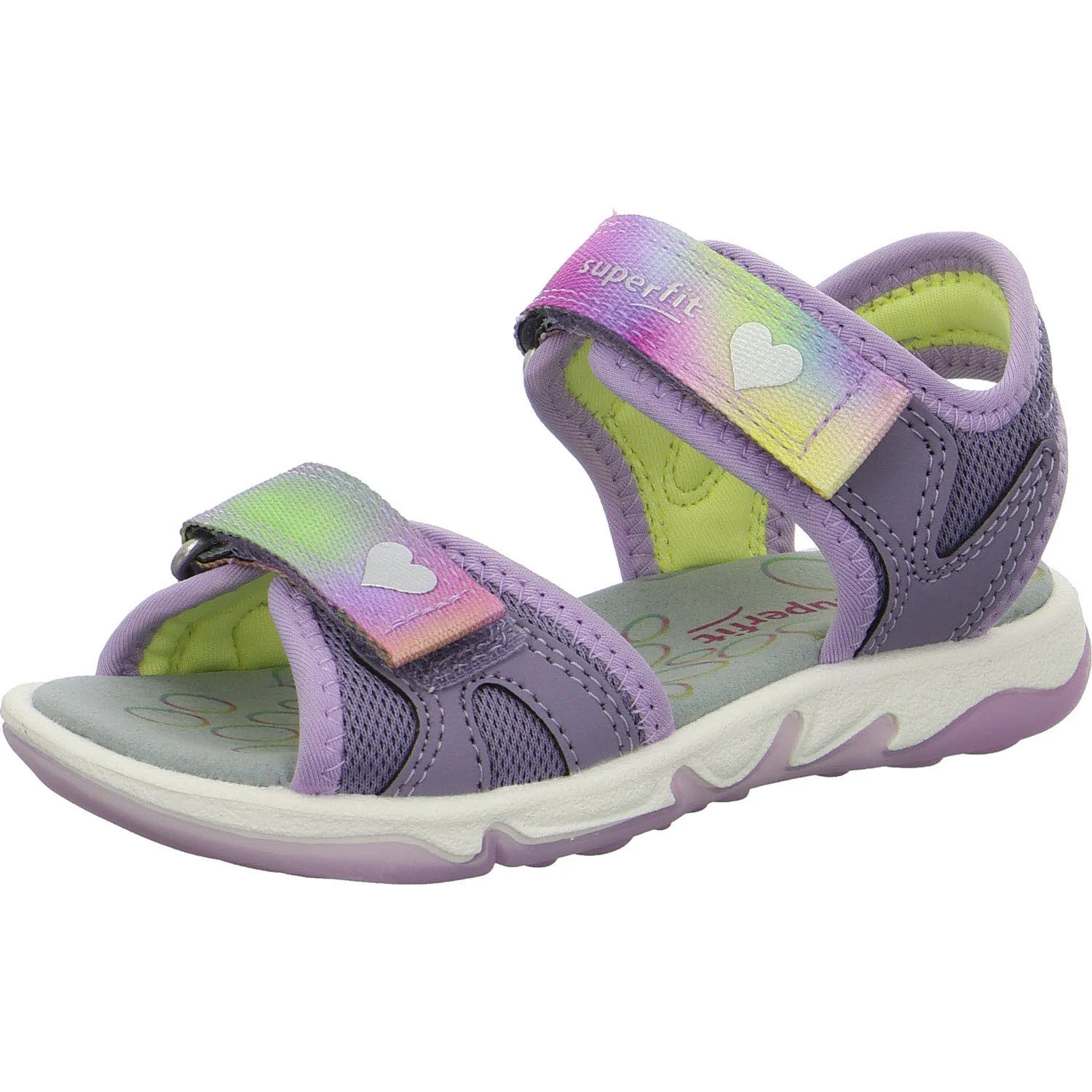 Superfit Kinder Sandalen 1-009540-8500 Pebbles lila WMS mittel