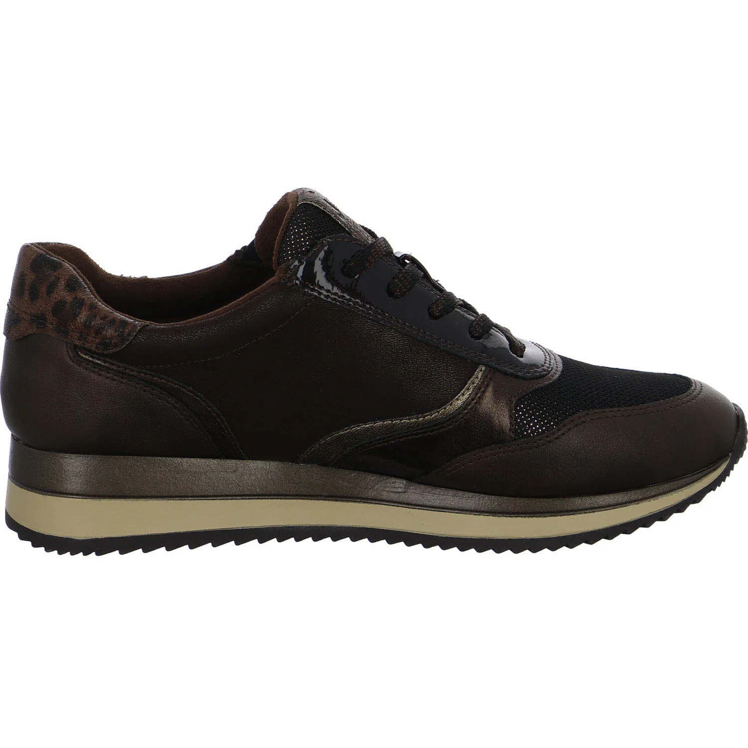 Jana Damen Schnürschuhe 8-23774-43/304 8-23774-43 mocca H (weit)