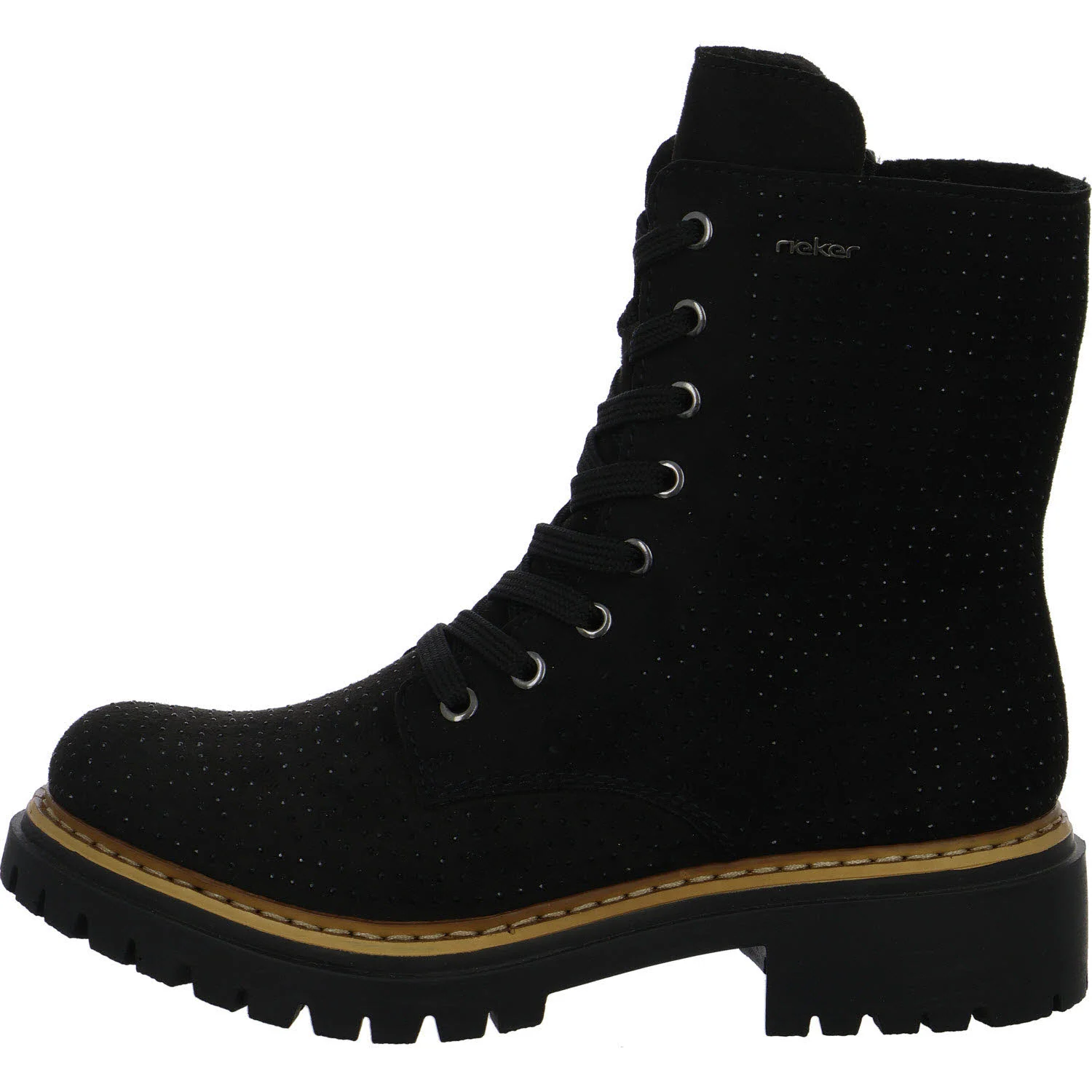 Element 6 von 8 (Bild) – Rieker Damen Schnürstiefel 72609-00 72609 schwarz F (normal)