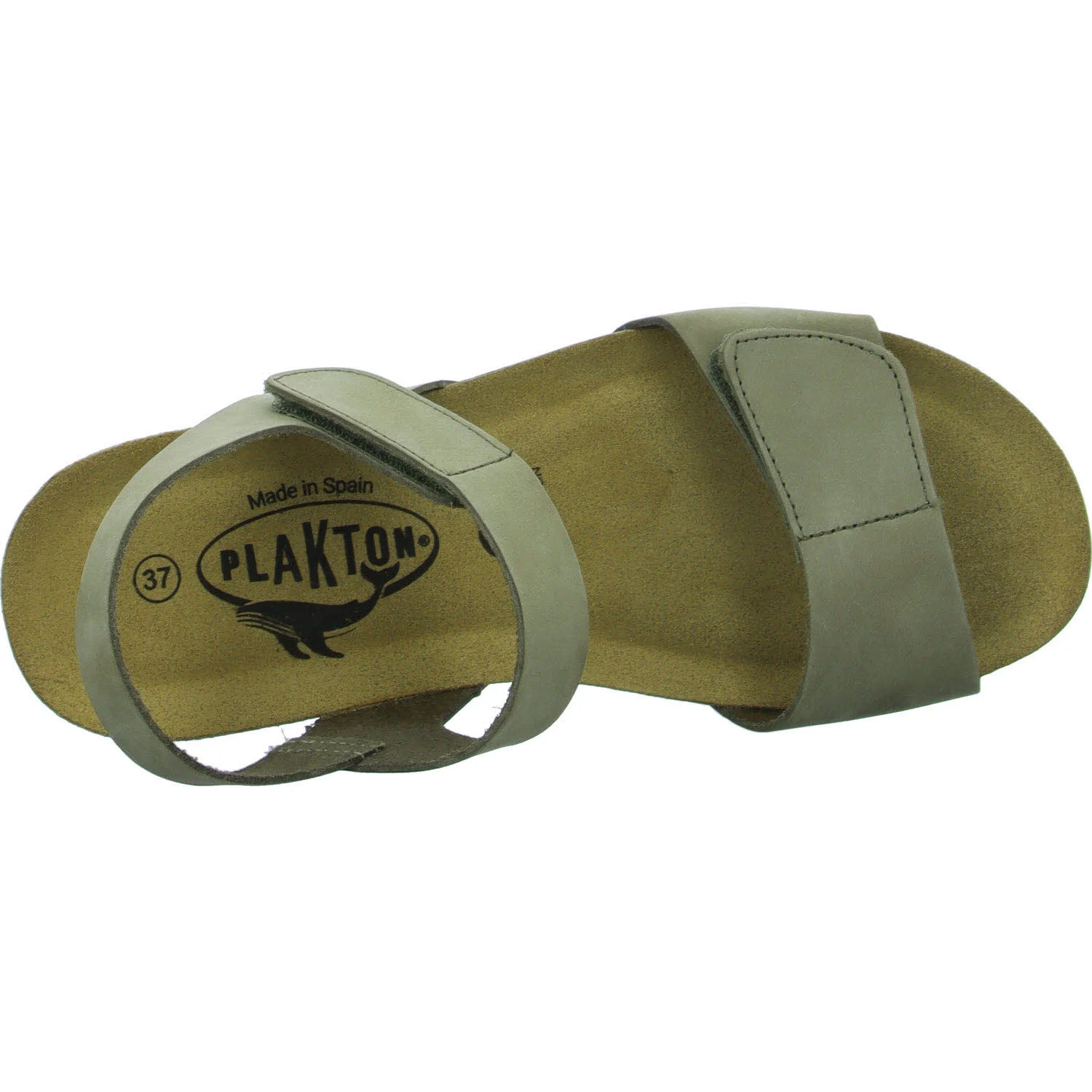 Plakton Damen Sandalen 775893 Norita 775893 Oliva normal