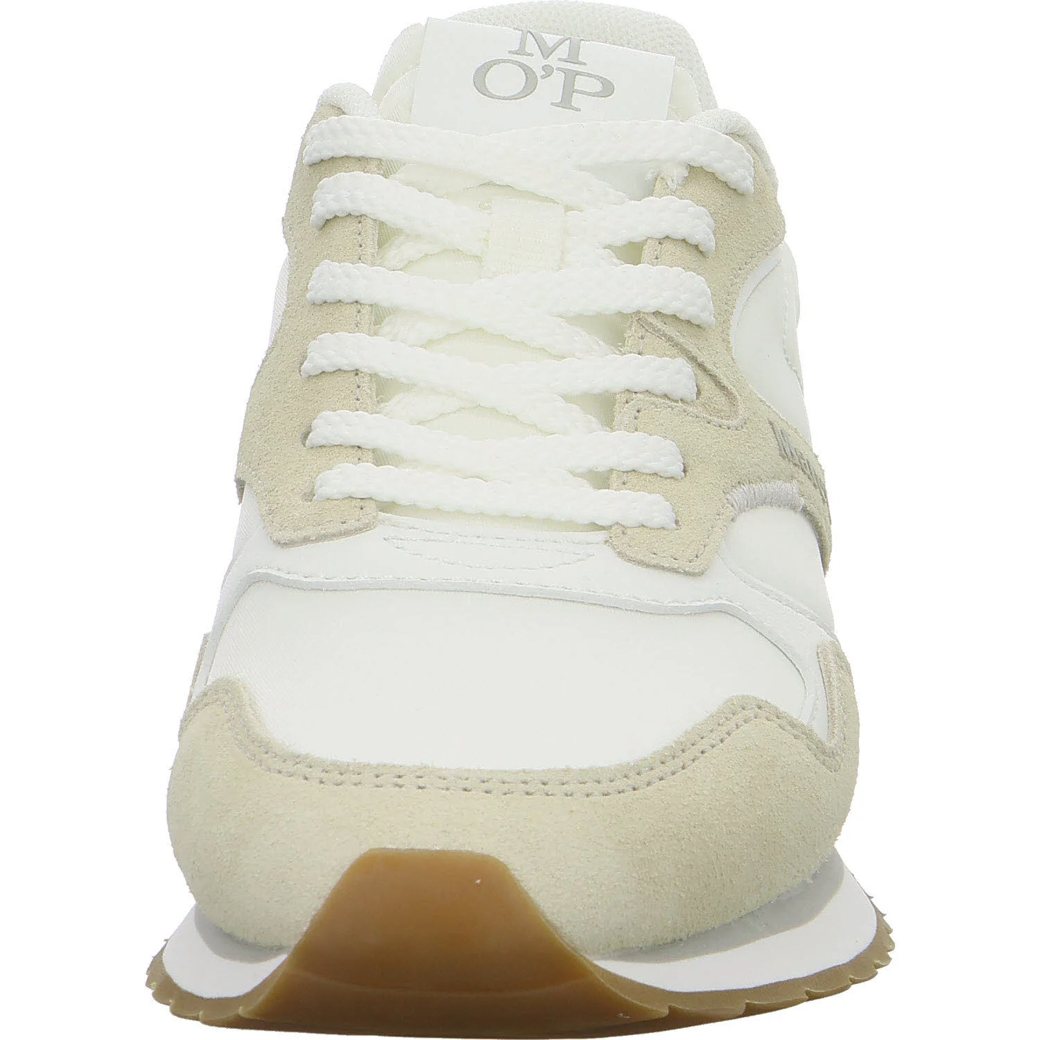 Marc O'Polo Damen Schnürschuhe 602 19323502 349 933 602 19323502 349 gray silk/offwhite normal