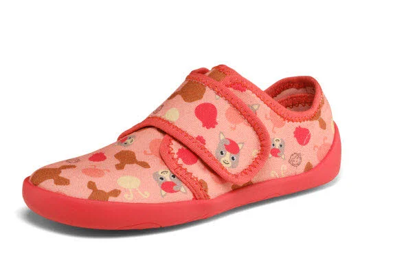 Affenzahn Kinder Hausschuhe 01398-40068 Hausschuh Baumwolle Movy Pony pink normal