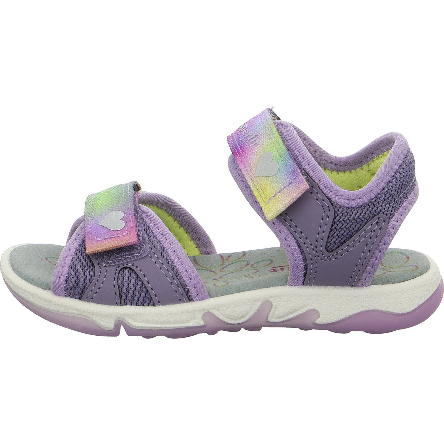 Superfit Kinder Sandalen 1-009540-8500 Pebbles lila WMS mittel