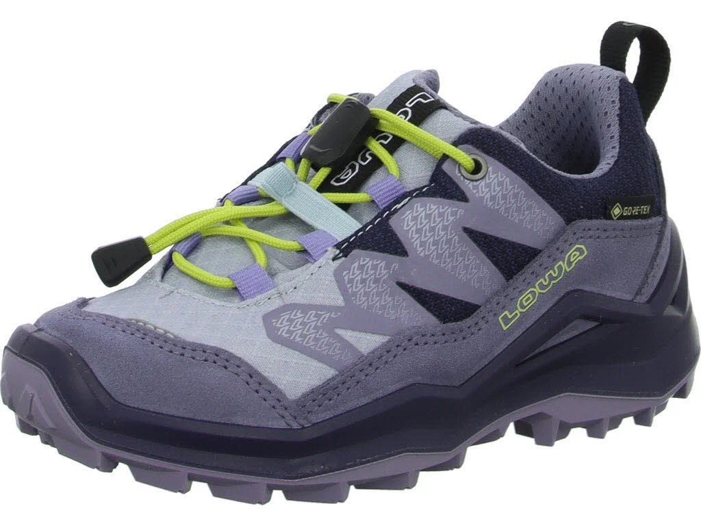 Lowa Kinderschuh zum Schlupfen 641627/7259 Maddox Pro GTX Lo Jr flieder/pflaume normal