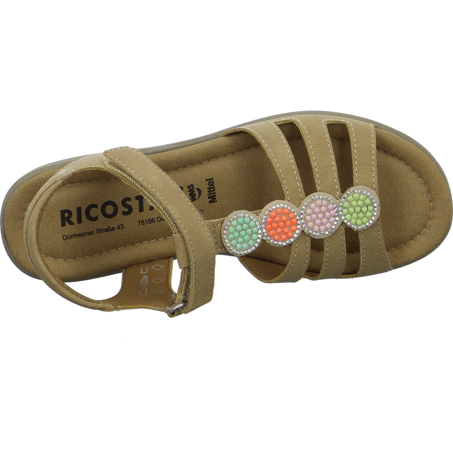 Ricosta Kinder Sandalen 50 7000402/620 Ana beige WMS mittel