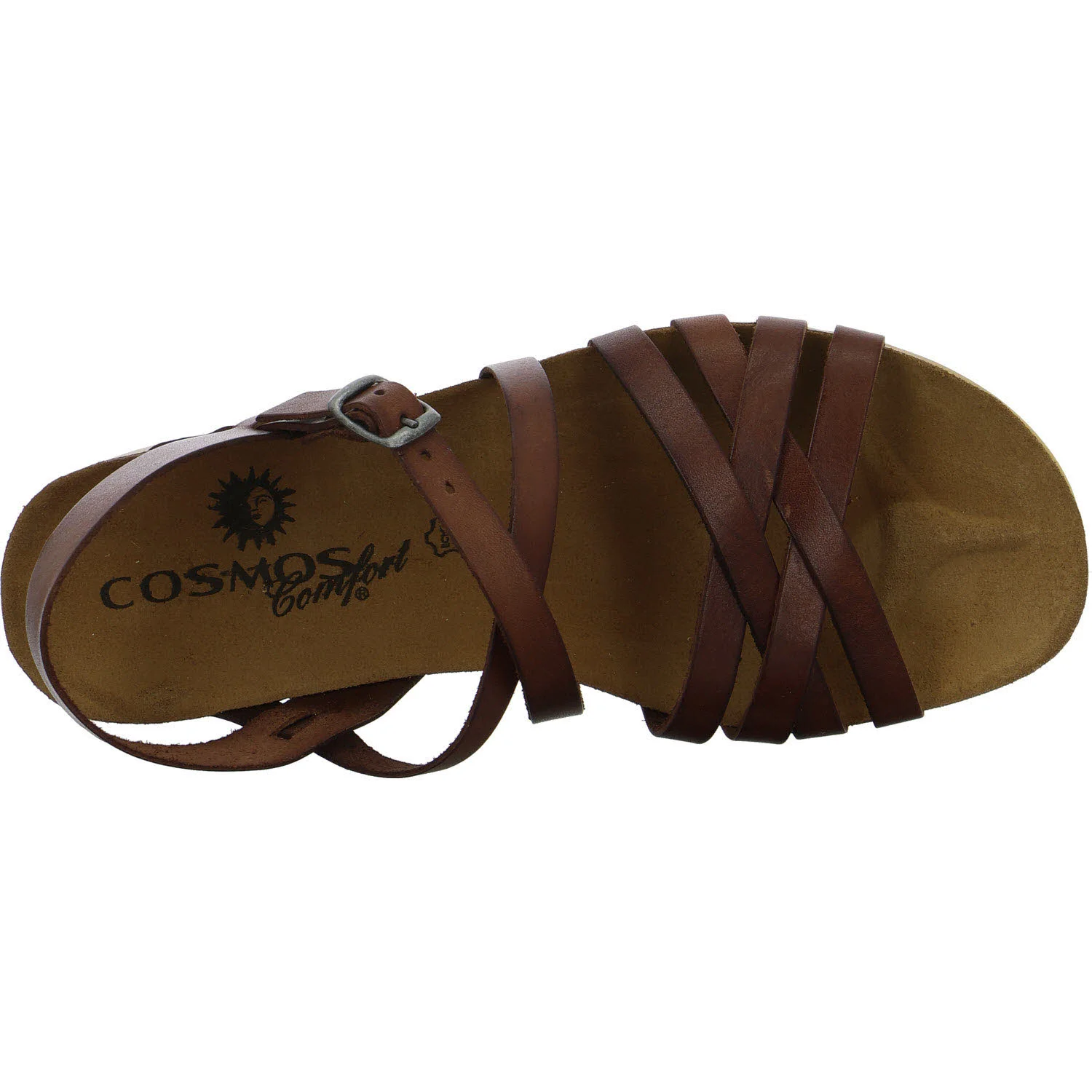 Cosmos Damen Sandalen 6106807-32 6106807 dunkelbraun normal
