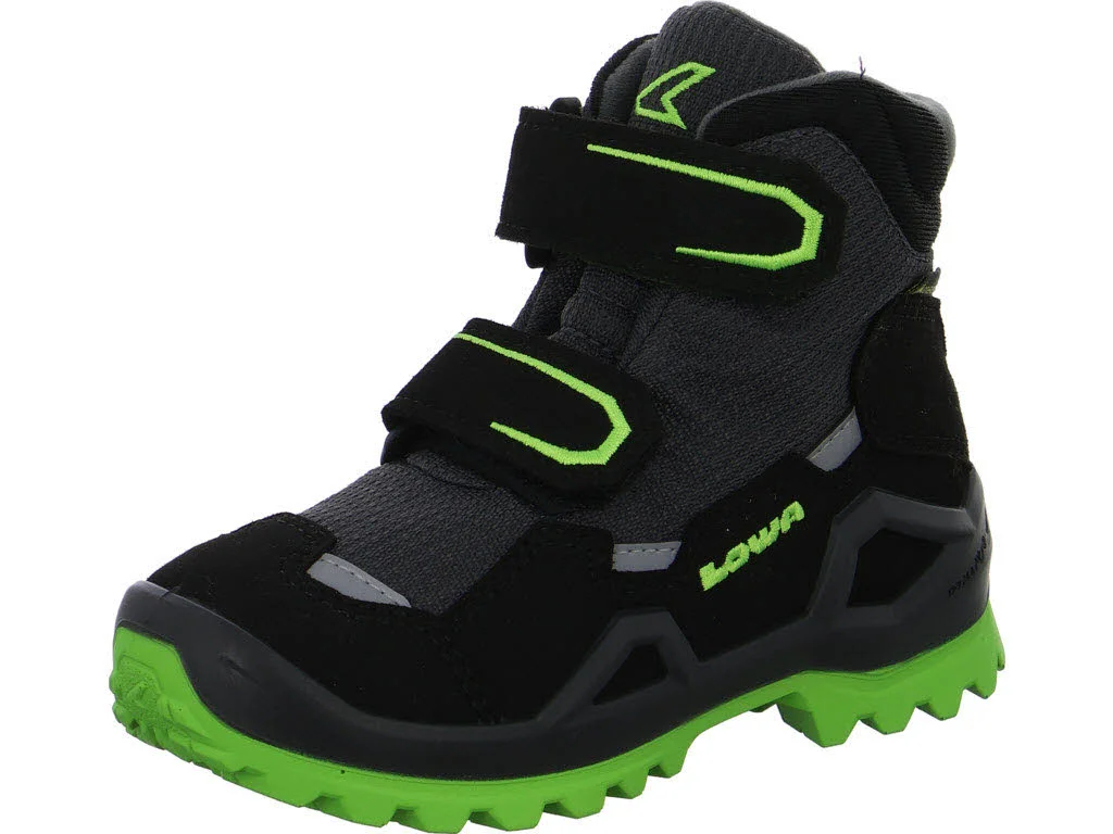 Lowa Kinder Winterstiefel 641742/7230 Milo Evo GTX Mid Jr limone/grau normal