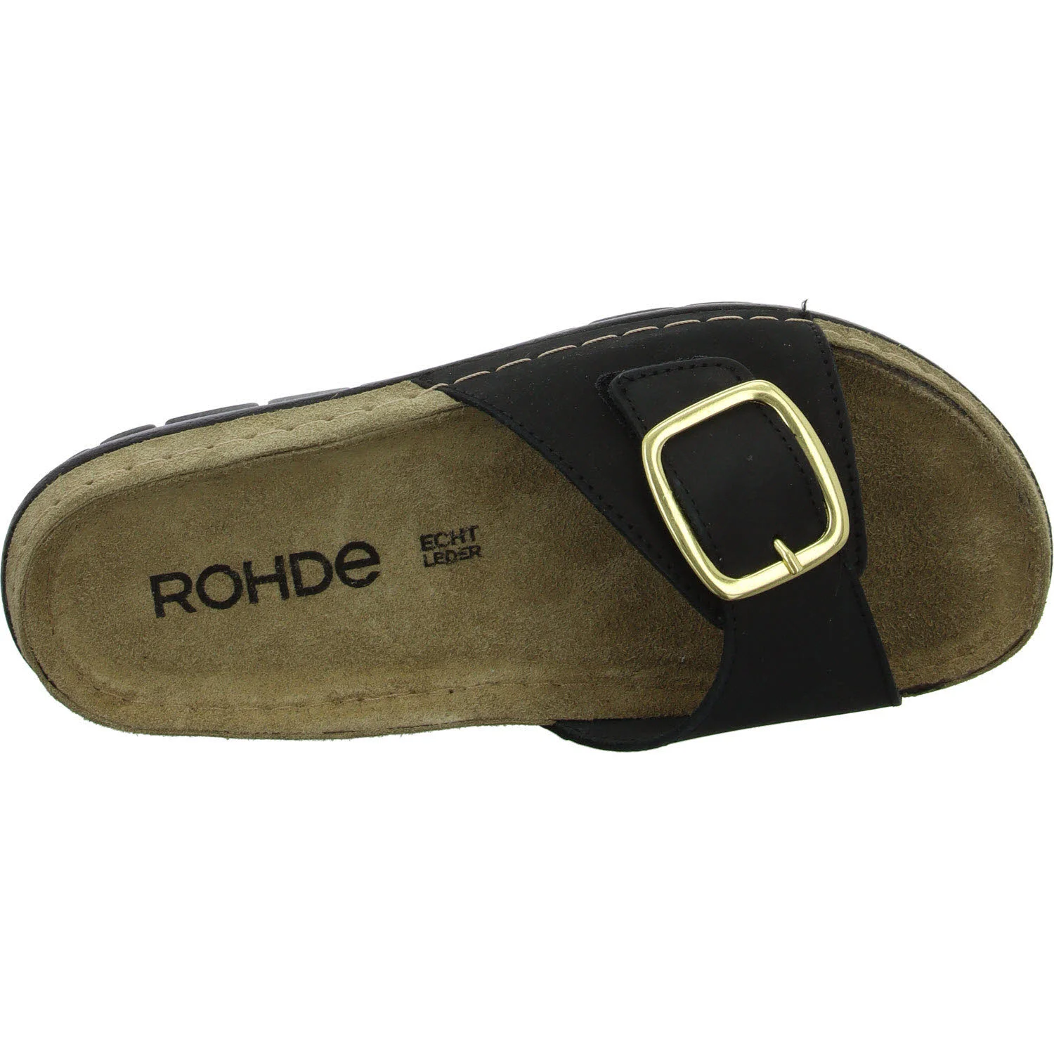 ROHDE Damen Pantoletten 5875/90 Rodigo-D schwarz G (normal)