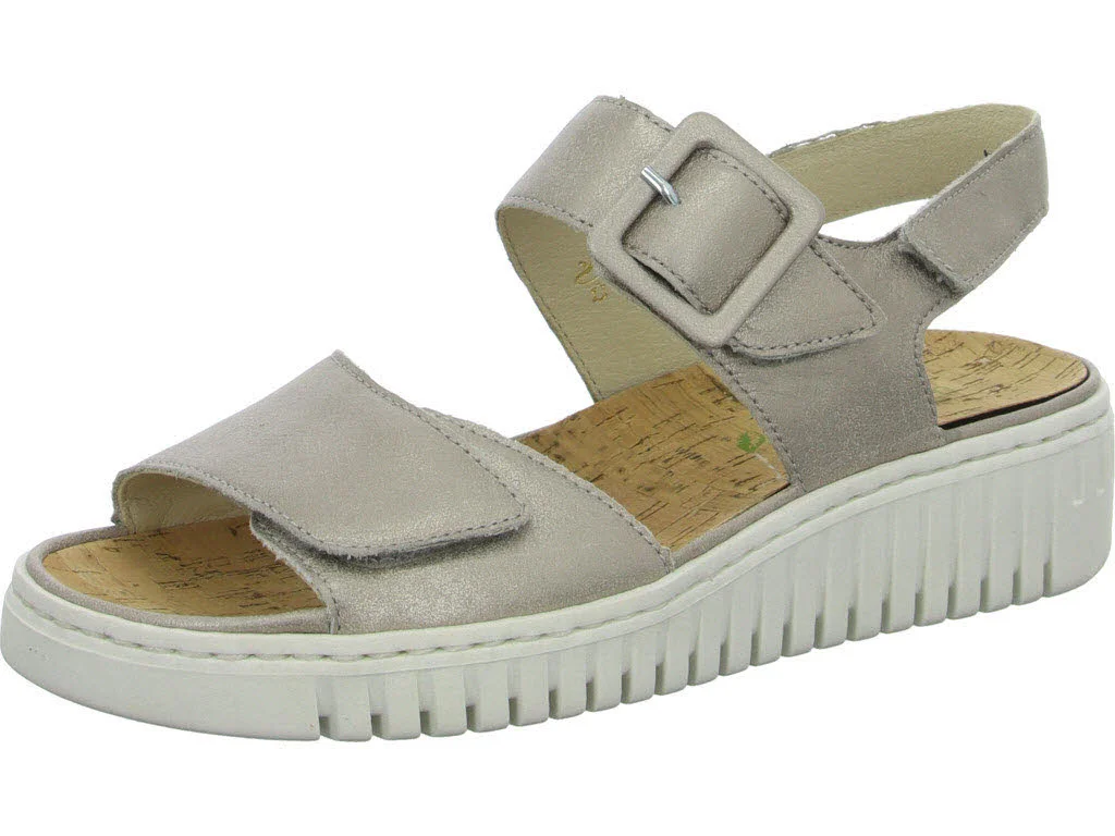 Waldläufer Damen Sandalen 955004-131/070 H-Willow stein H (weit)