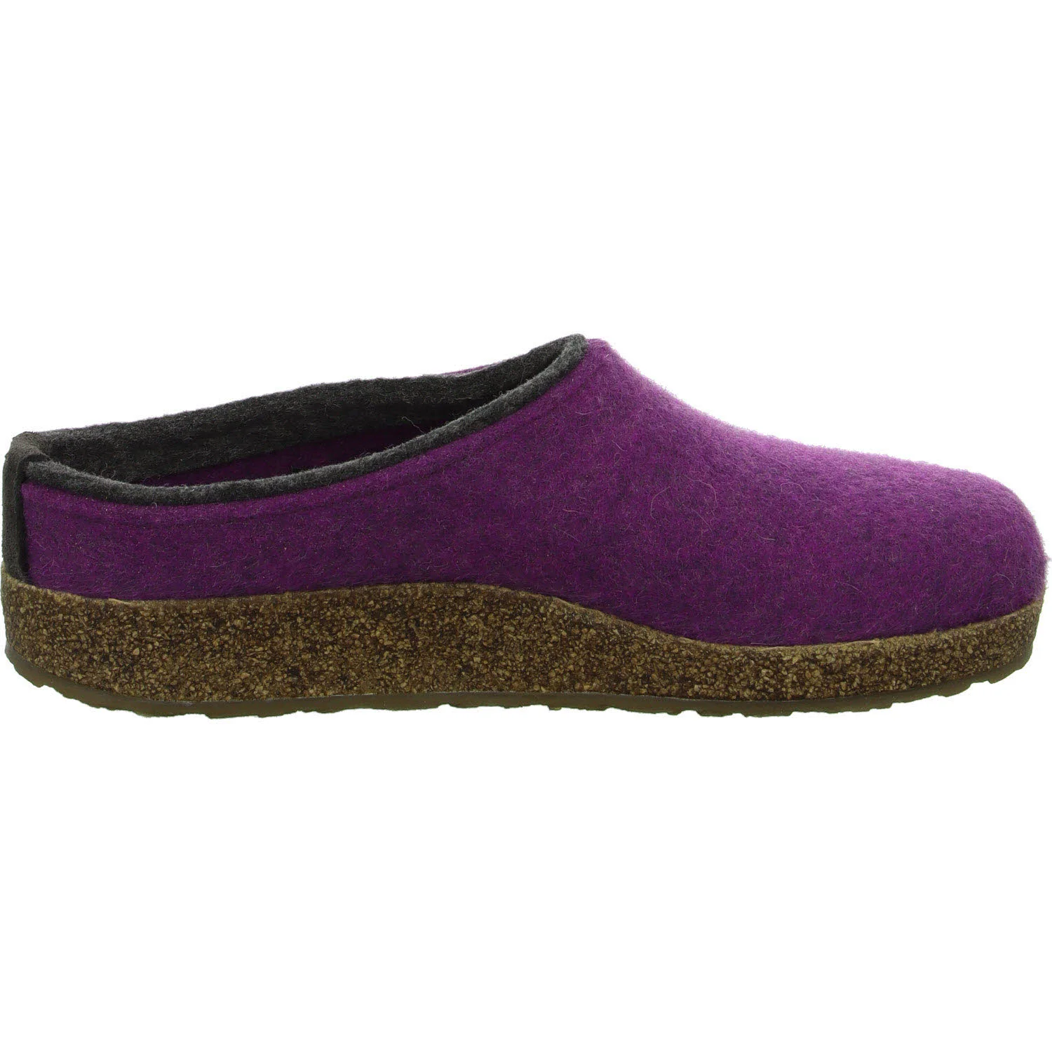 Haflinger Damen Winterpantoffel 711056-0-101 Grizzly Kris maulbeere normal