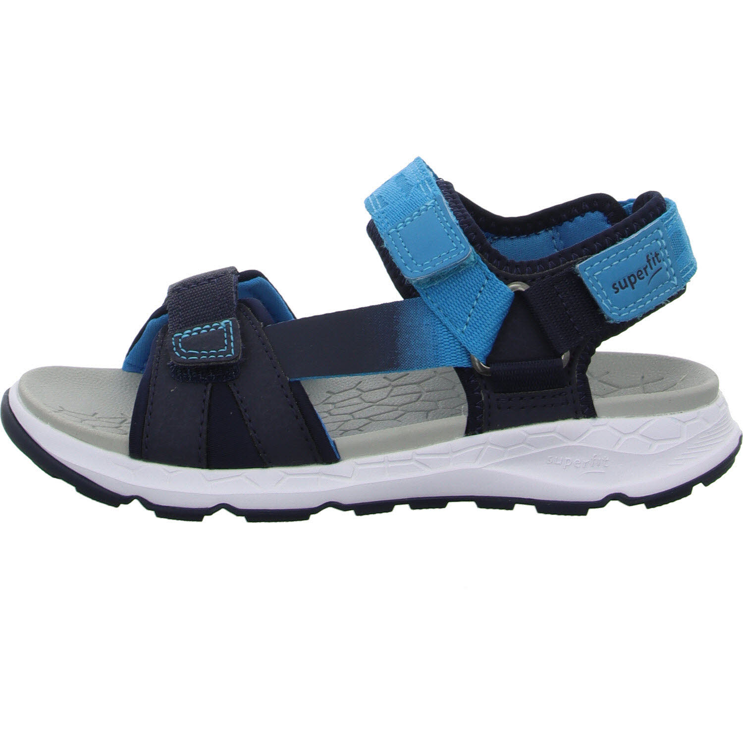 Superfit Kinder Sandalen 1-000580-8040 Criss Cross blau/türkis WMS mittel