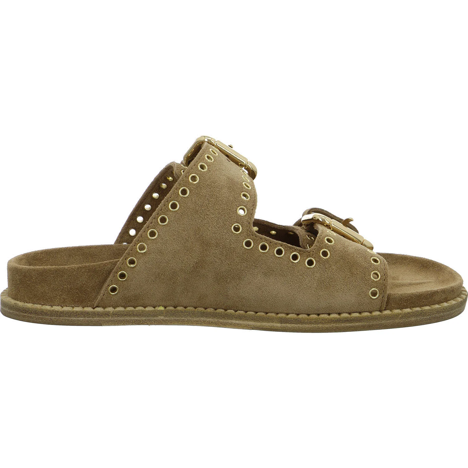 Kennel & Schmenger Damen Pantoletten 136100-0120-2120 Mimi golden brown/gold normal