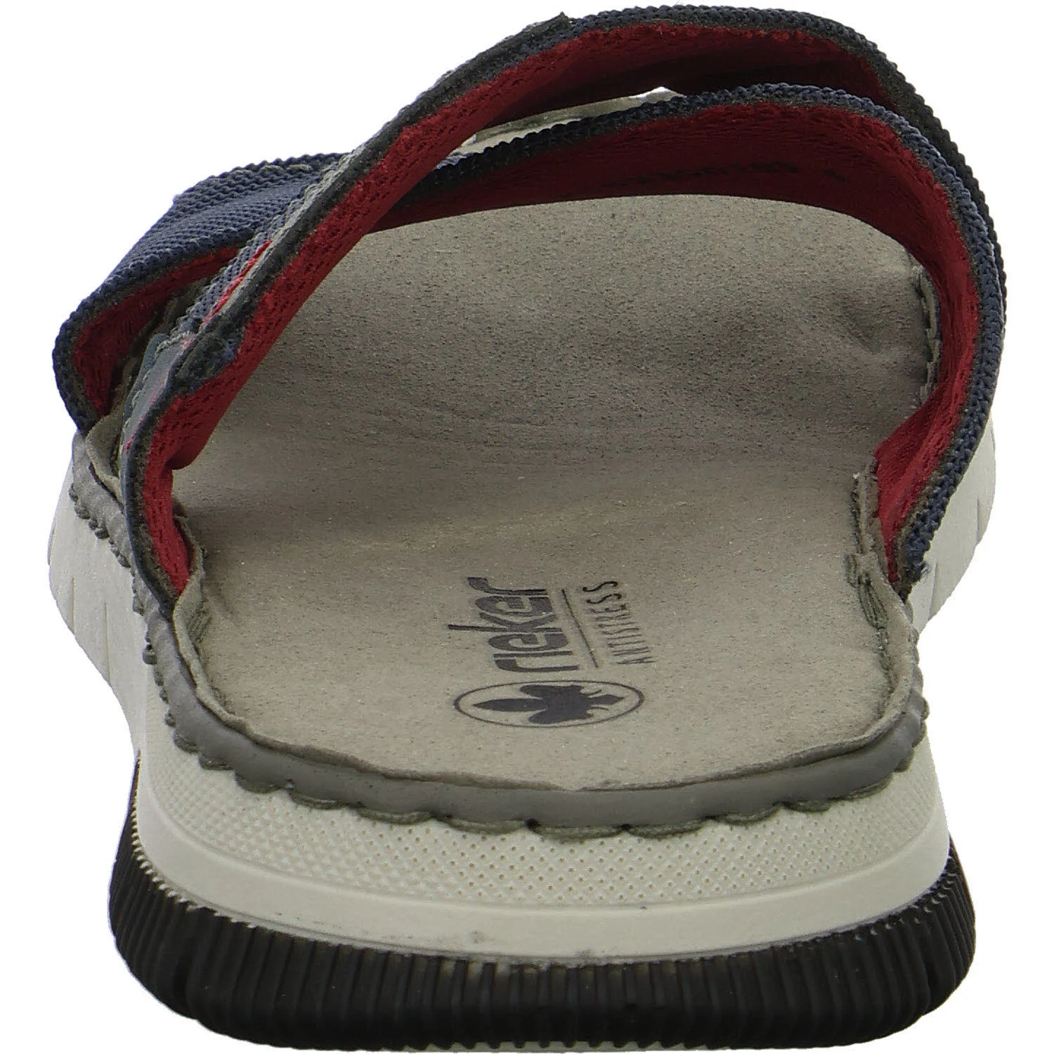 Rieker Pantoletten 25250-14 25250 atlantis/blei/denim G 1/2 (weit)