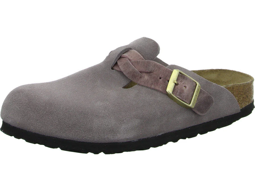 BIRKENSTOCK Clogs 1029122 Boston Braided faded purple schmal