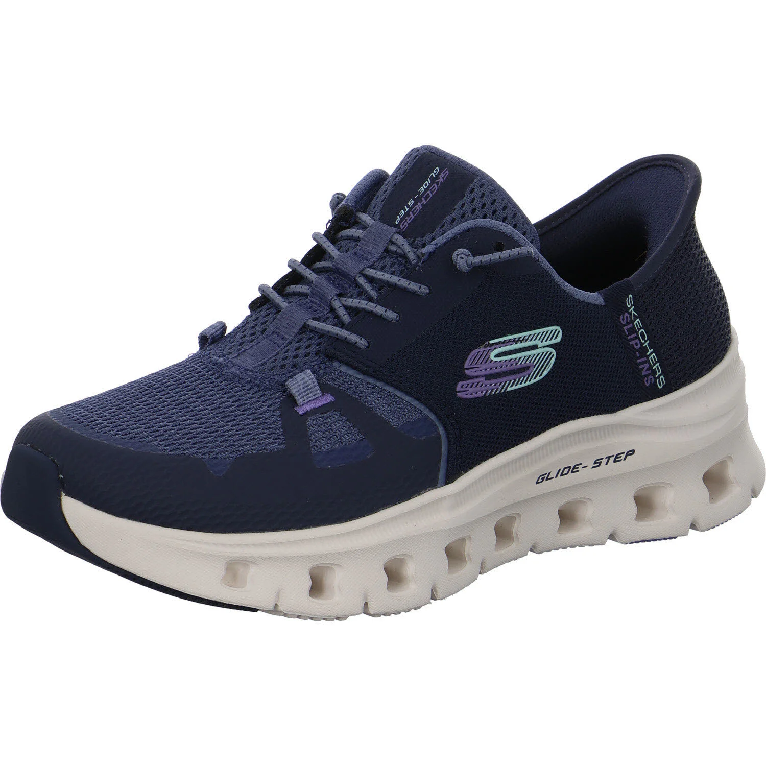Element 2 von 8 (Bild) – Skechers Damen Slipper 150420 NVY Glide-Step Pro navy normal