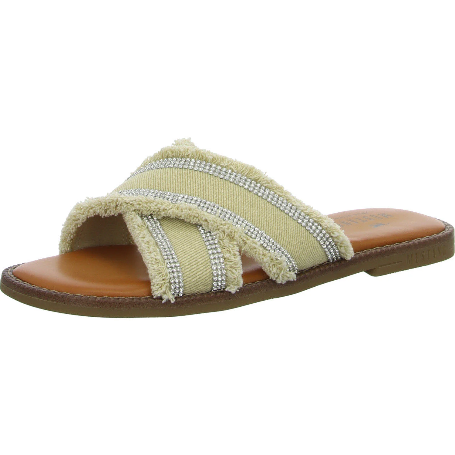 Mustang Damen Pantoletten 1519705-429 1519705 jeansbeige normal