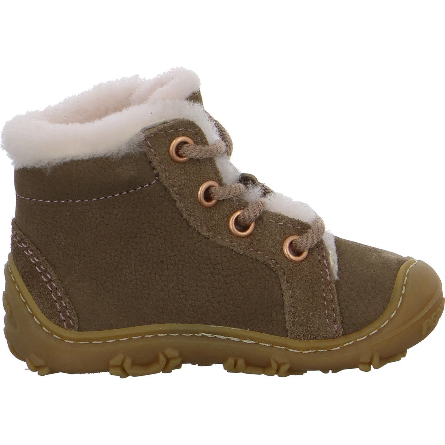 Ricosta Kinder Schnürstiefel 50 1500103/270 Elia schoko/rosa WMS weit