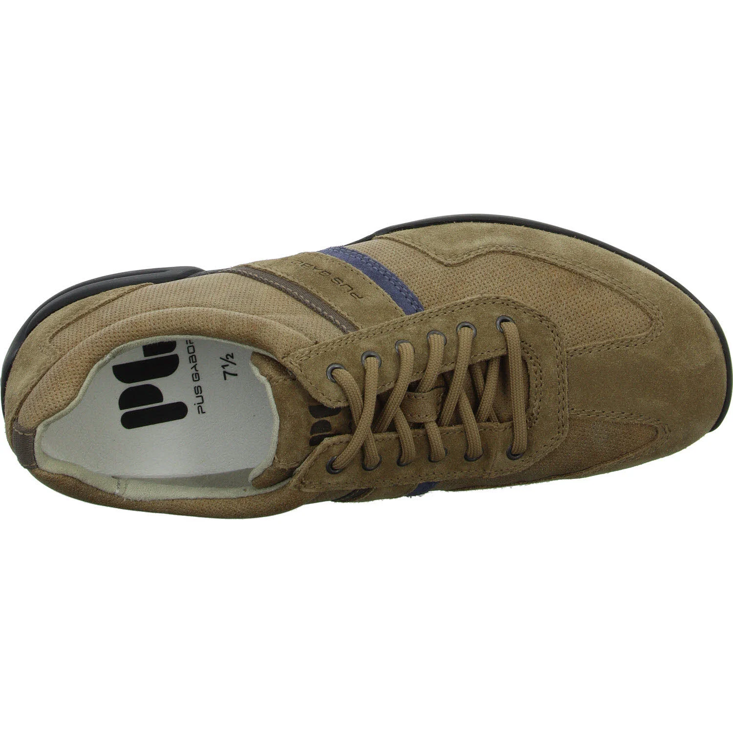 Gabor Herren Schnürschuhe 1137.10.22 1137.10 cord/cord/fjord G 1/2 (normal)